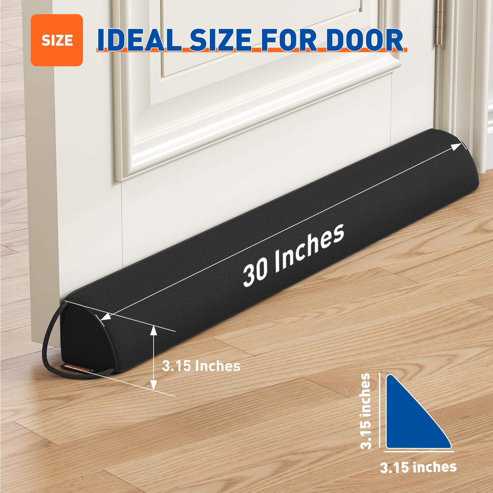 Under Door Draft Stopper 30 Inches (2 Count)