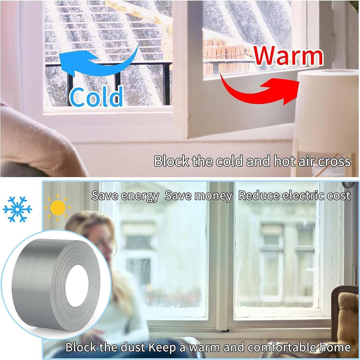 Cloth Duct Window Seal Strip Tape