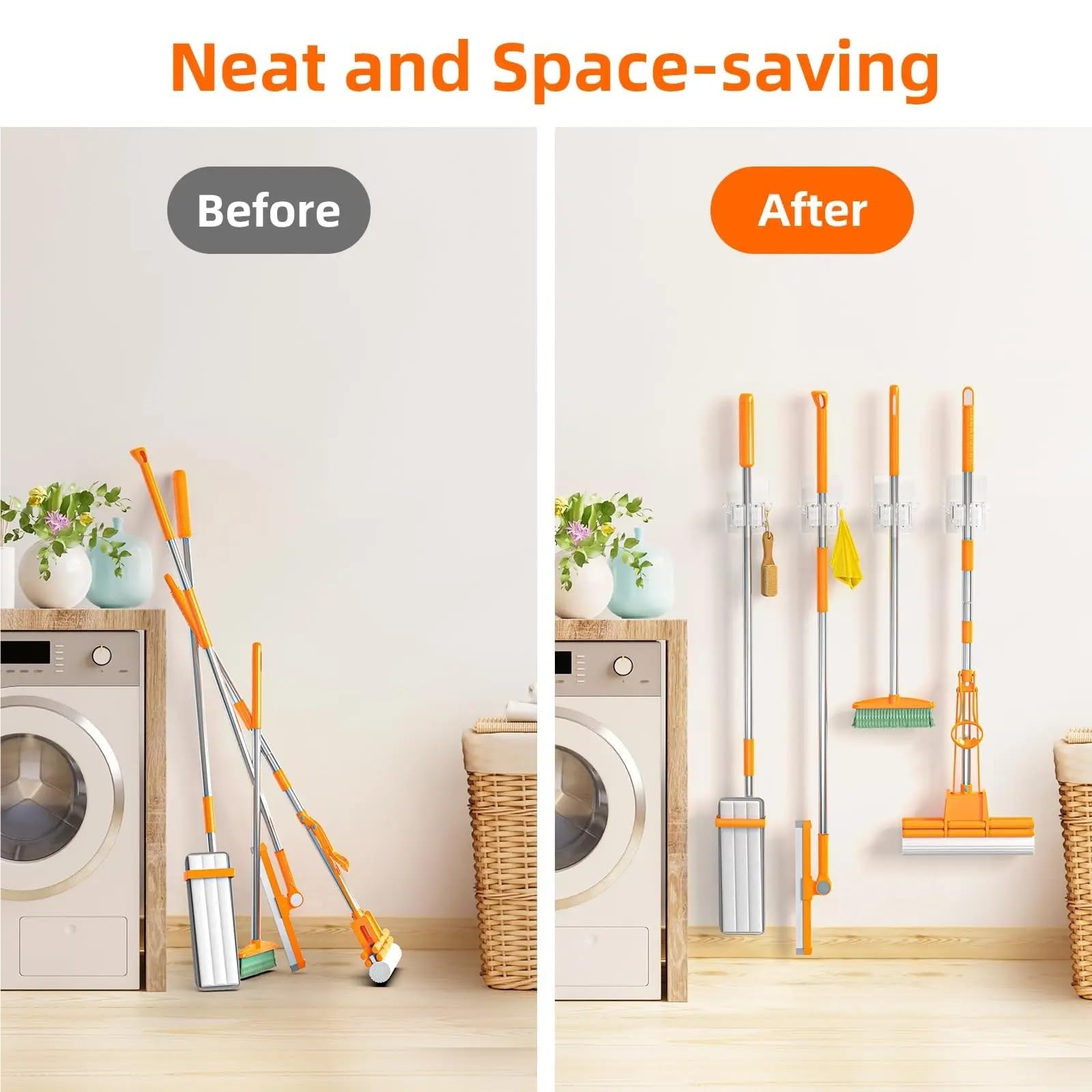 Broom Holder Wall Mount 8