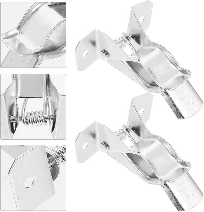10pcs Wall Mounted Broom Organizer Mop and Broom Holder Utility Hooks for Laundry Room Storage and Cleaning Tool Hanging