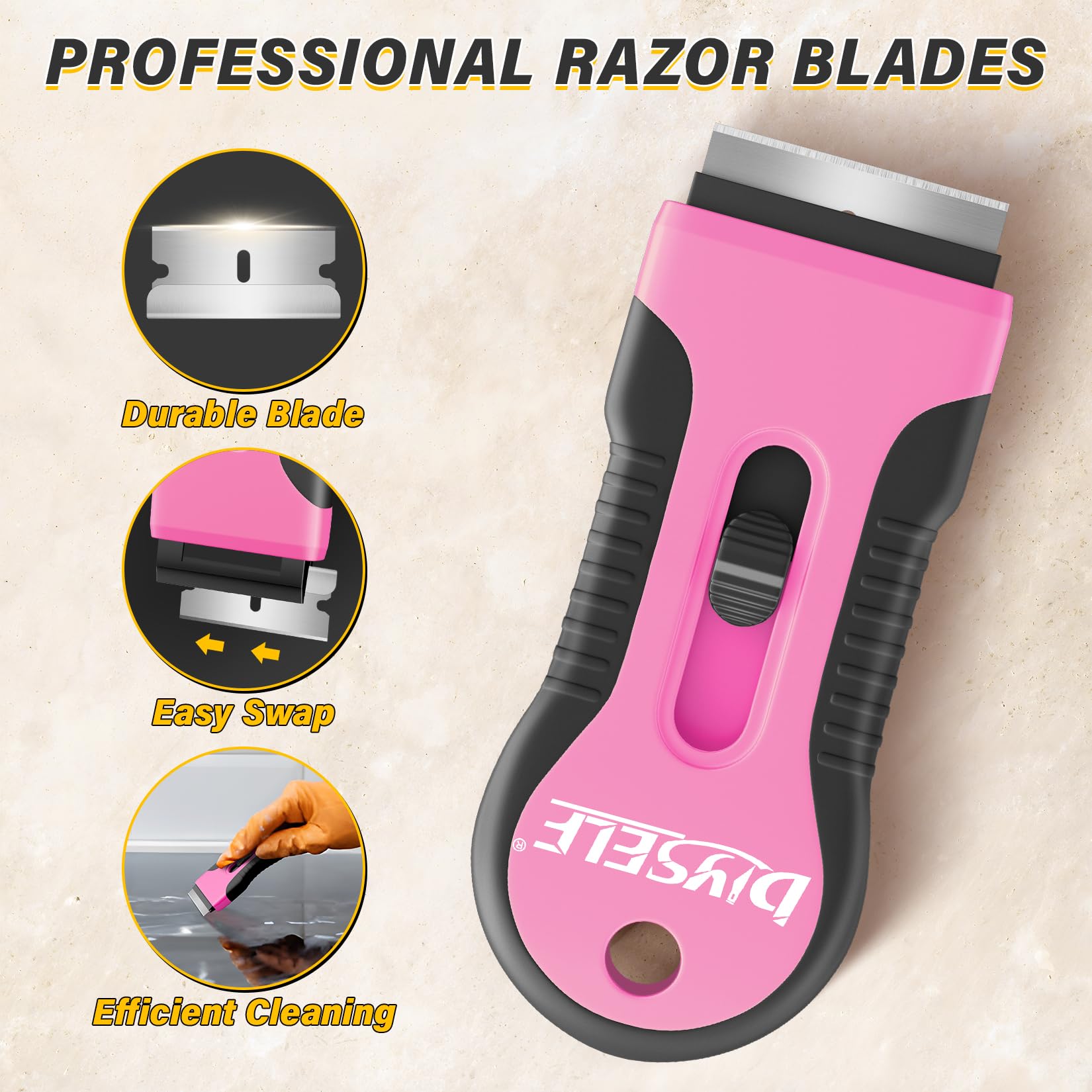 2 Pack Razor Blade Scraper