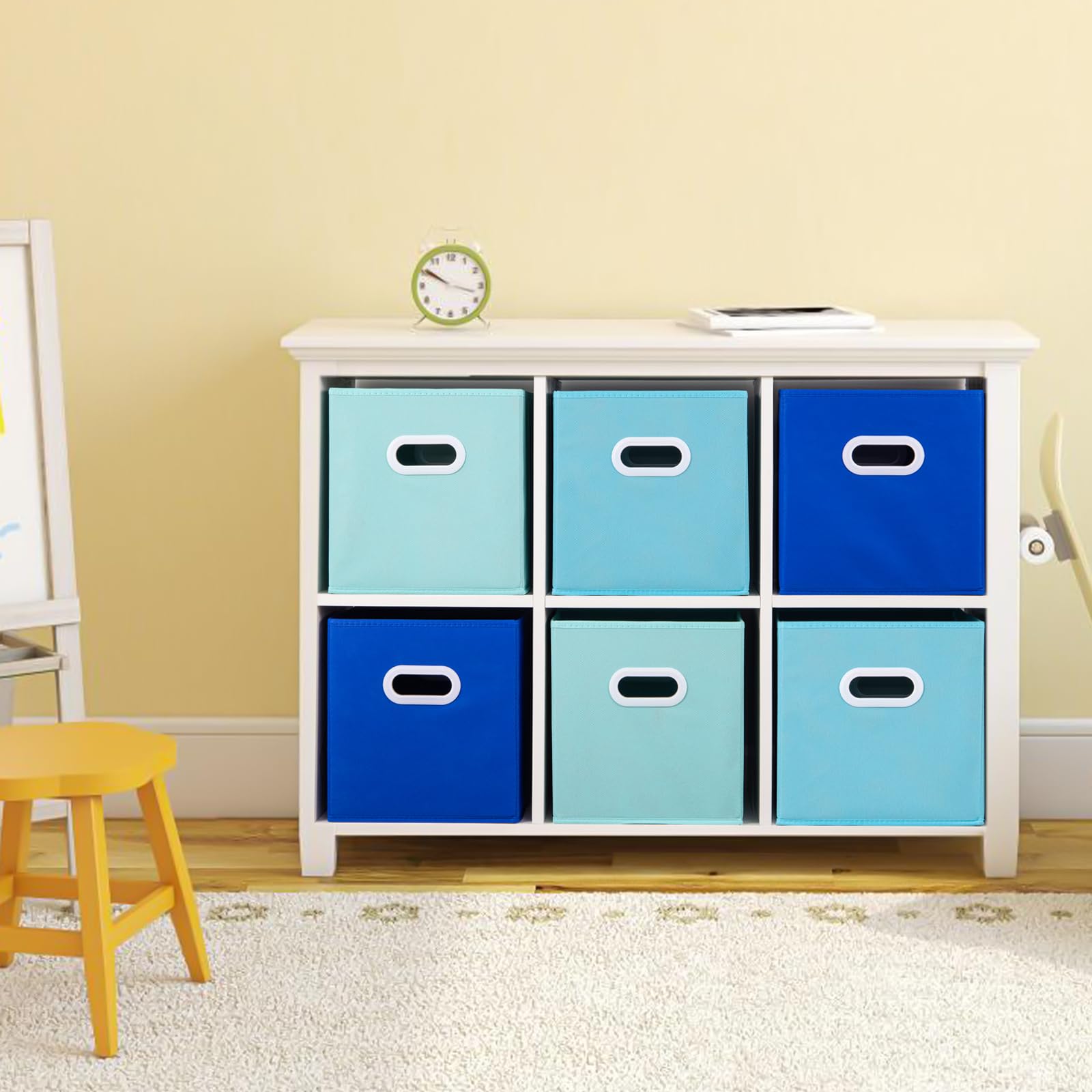 Fabric Storage Cubes Bins (6 Count)