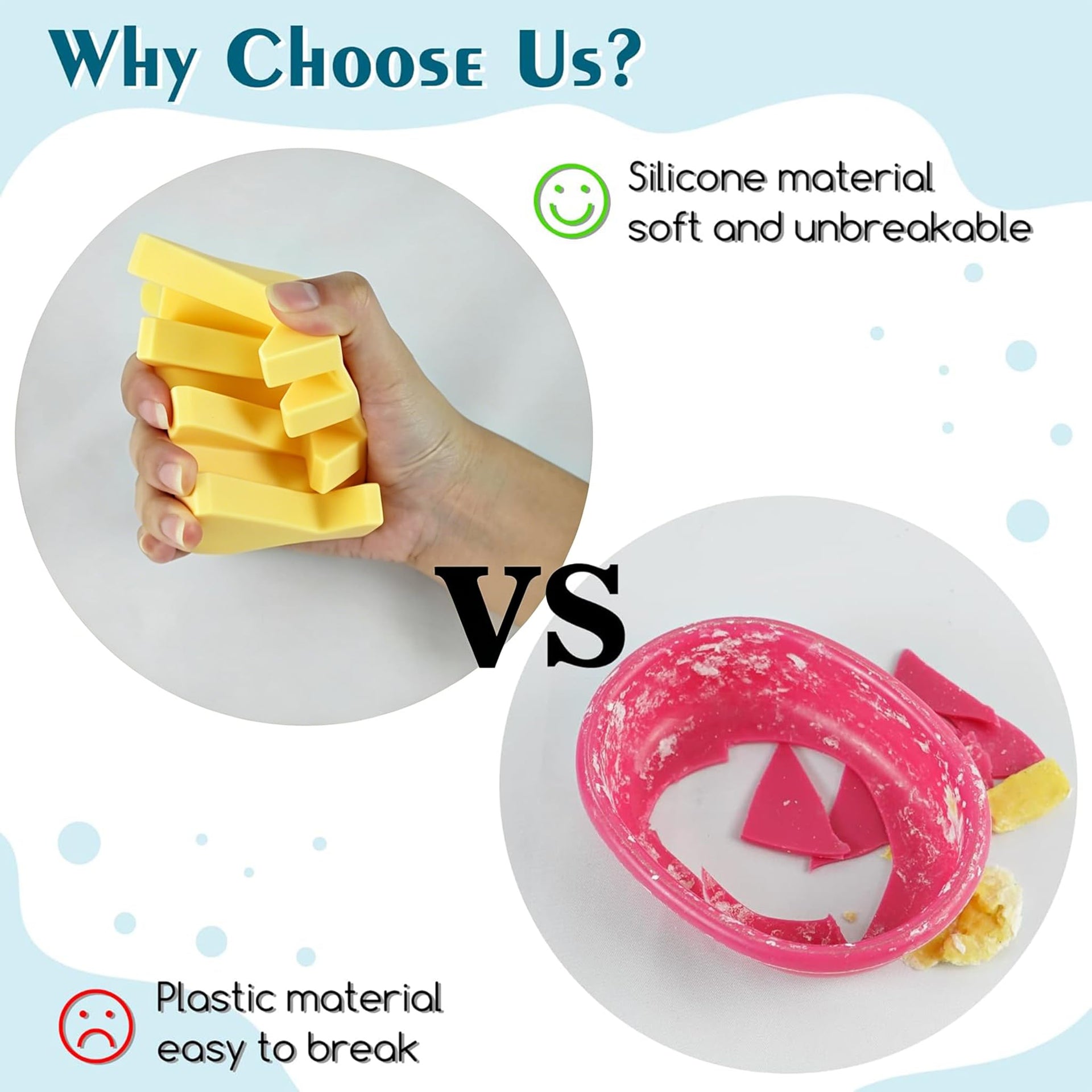 Silicone Soap Dish Self Draining with Suction Cups