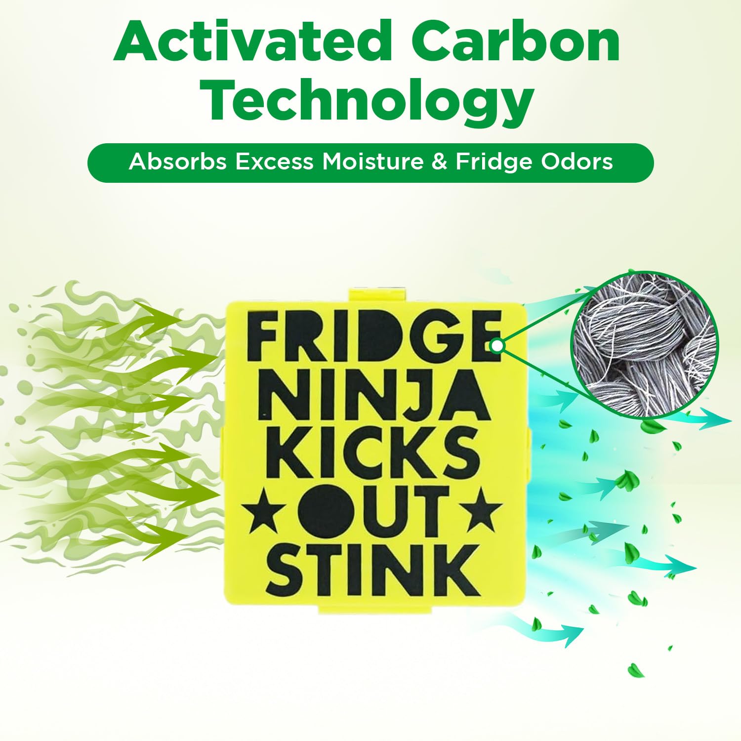 Fridge Ninja Compact Fridge Deodorizer (2 Count)