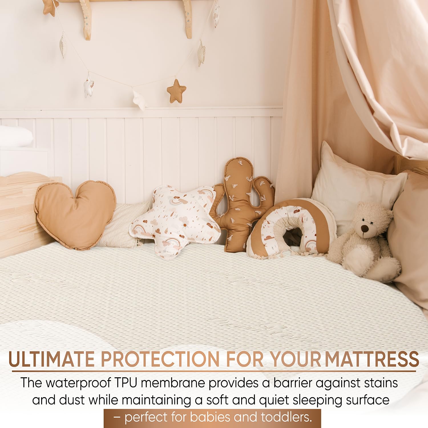 Organic Cotton Crib Mattress Protector