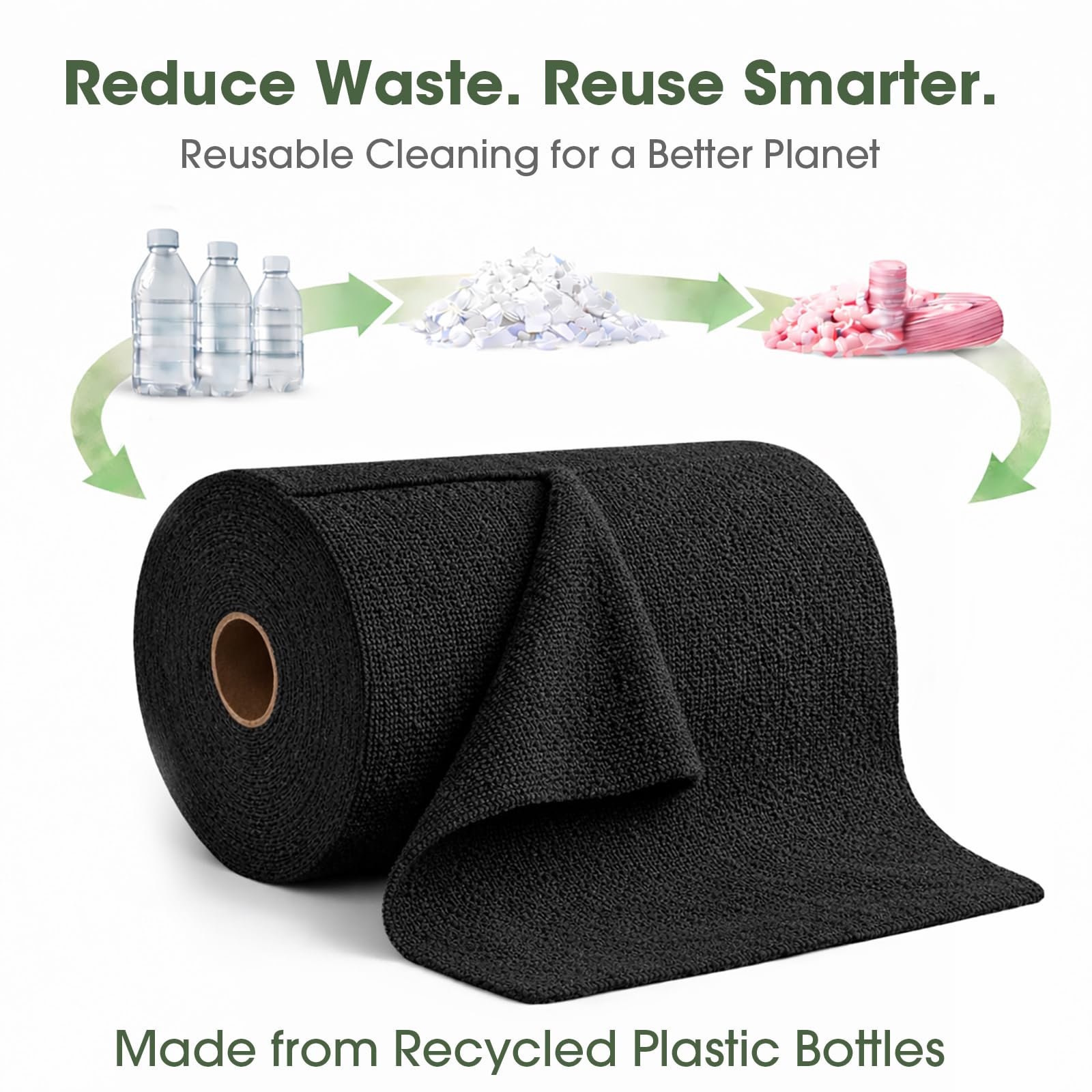 Microfiber Cleaning Cloth Roll (100 Count)