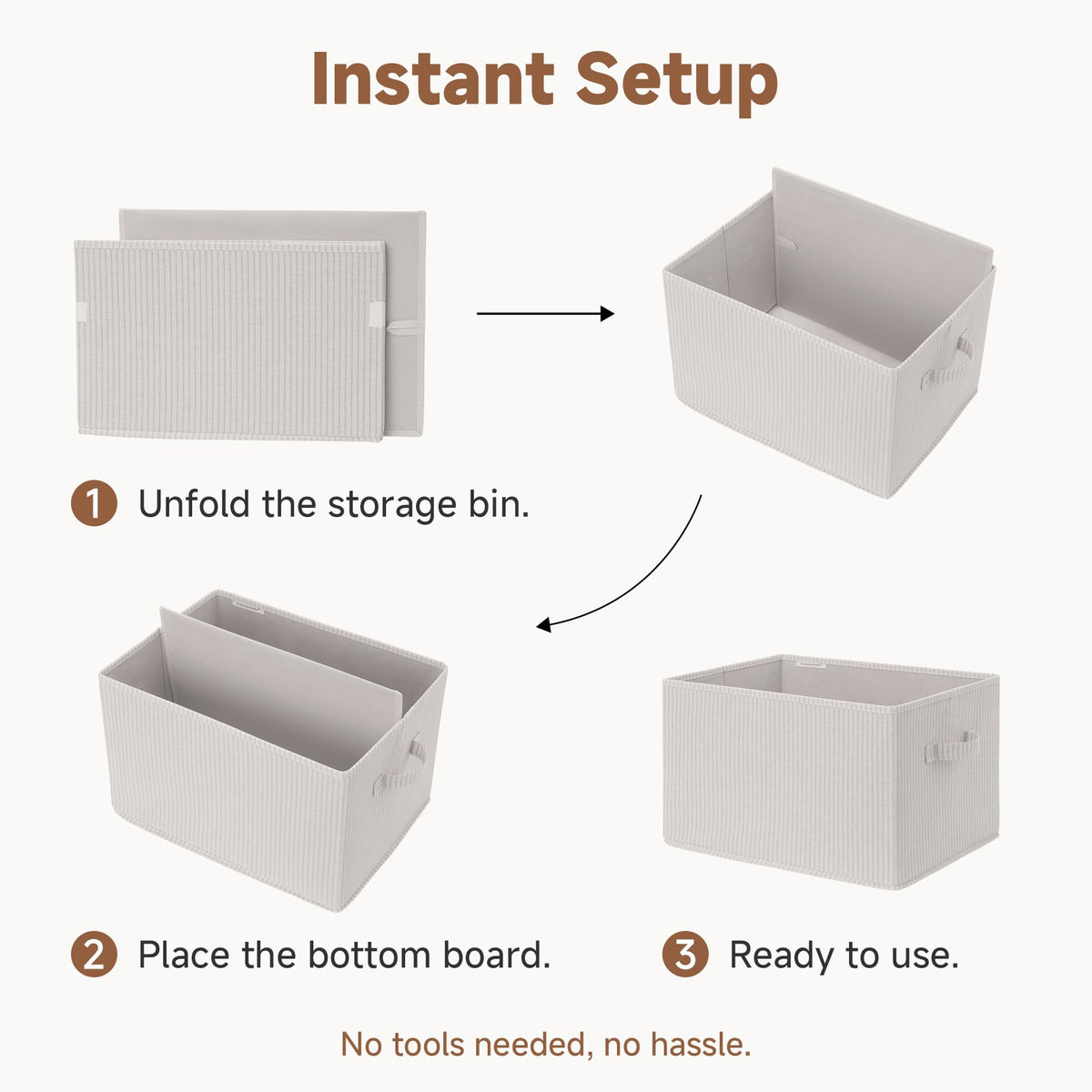 Shelf Organizer Bins (3 Count)
