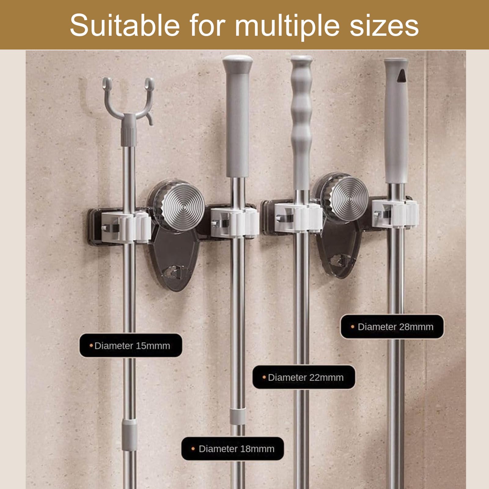 Broom Hanger Mop Hanger