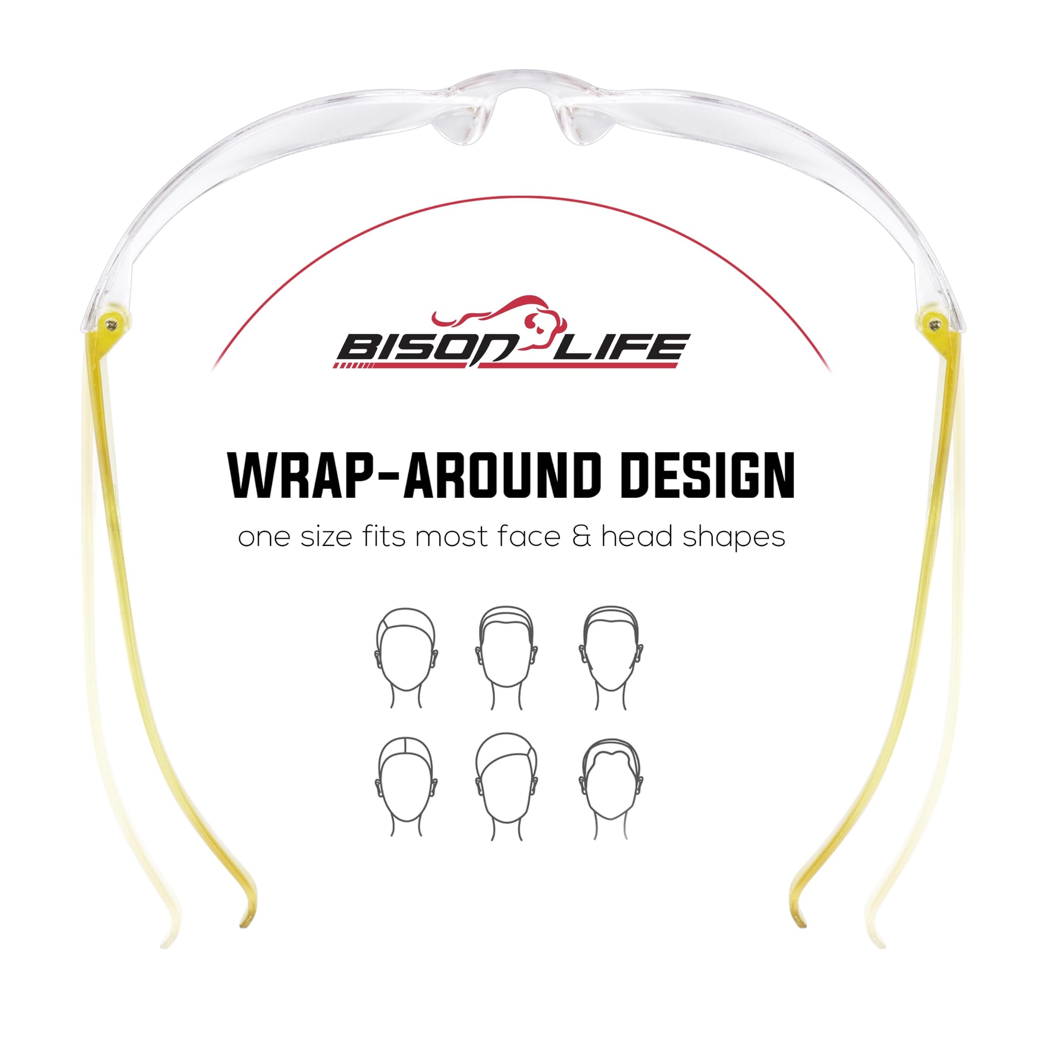 Clear Lens Yellow Safety Glasses (12 Count)