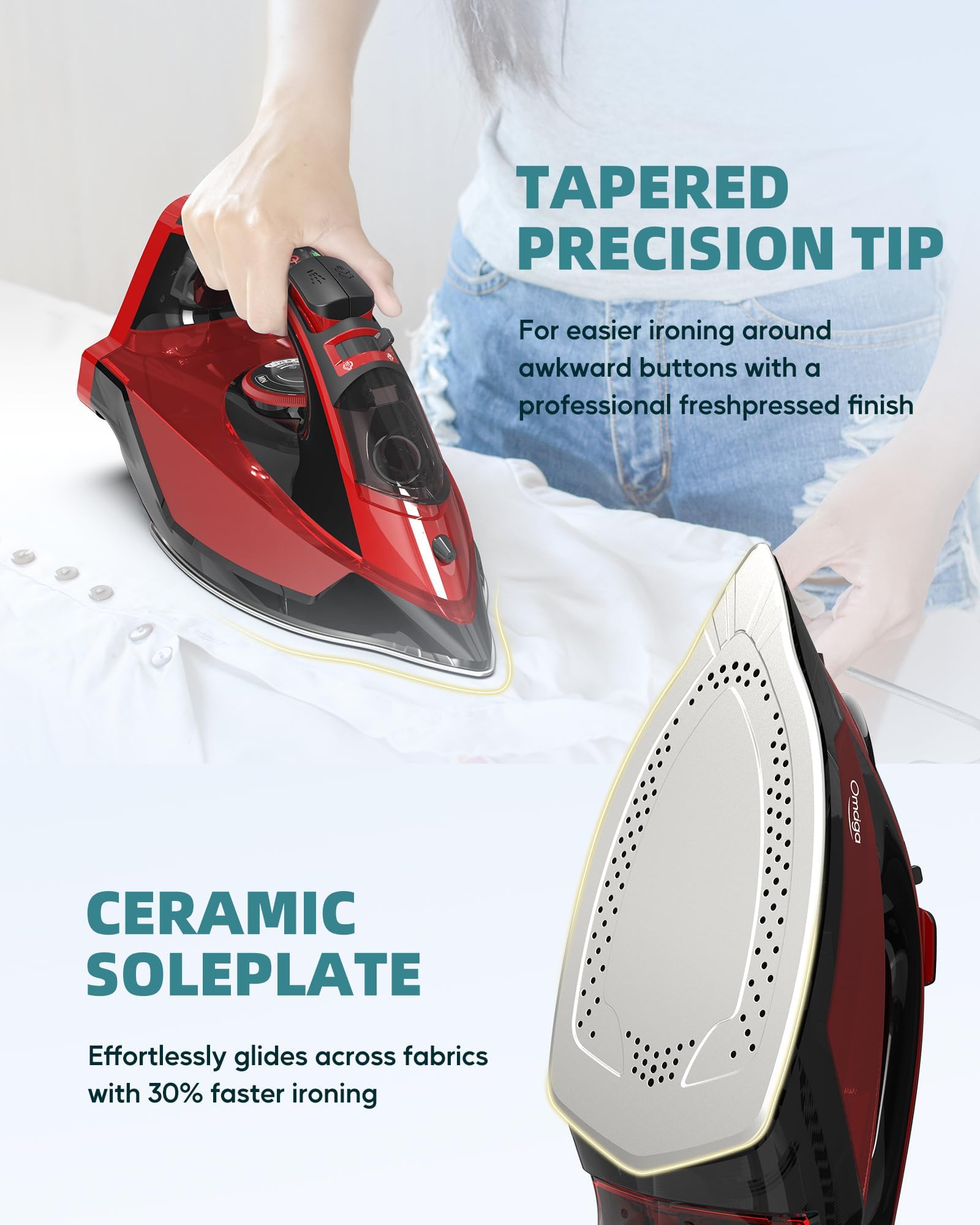 Cordless Steam Iron for Clothes