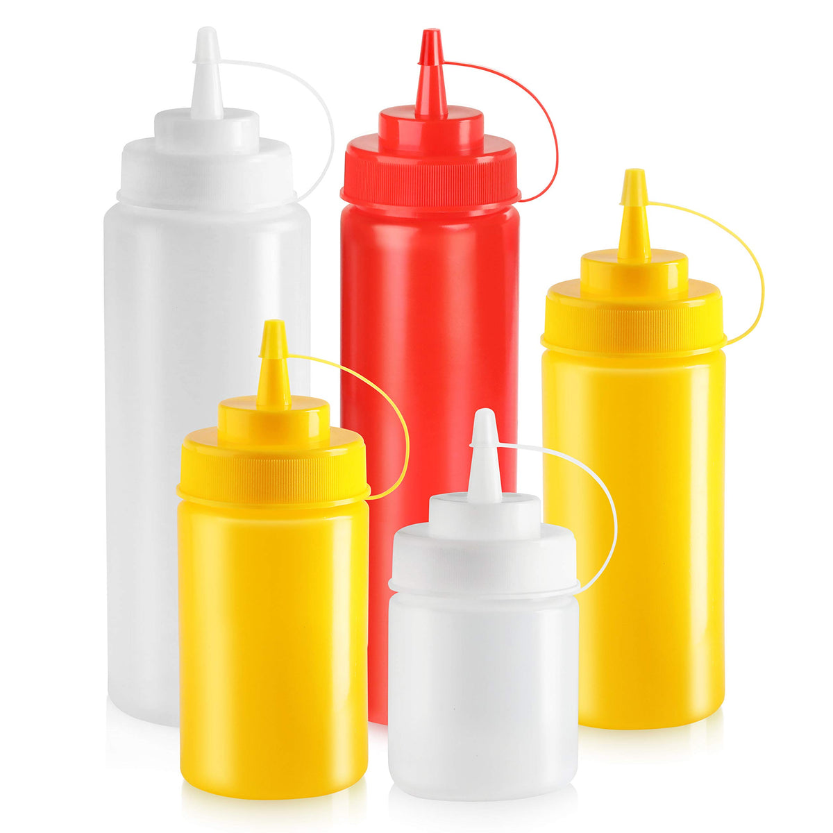 16 oz Red Squeeze Bottle