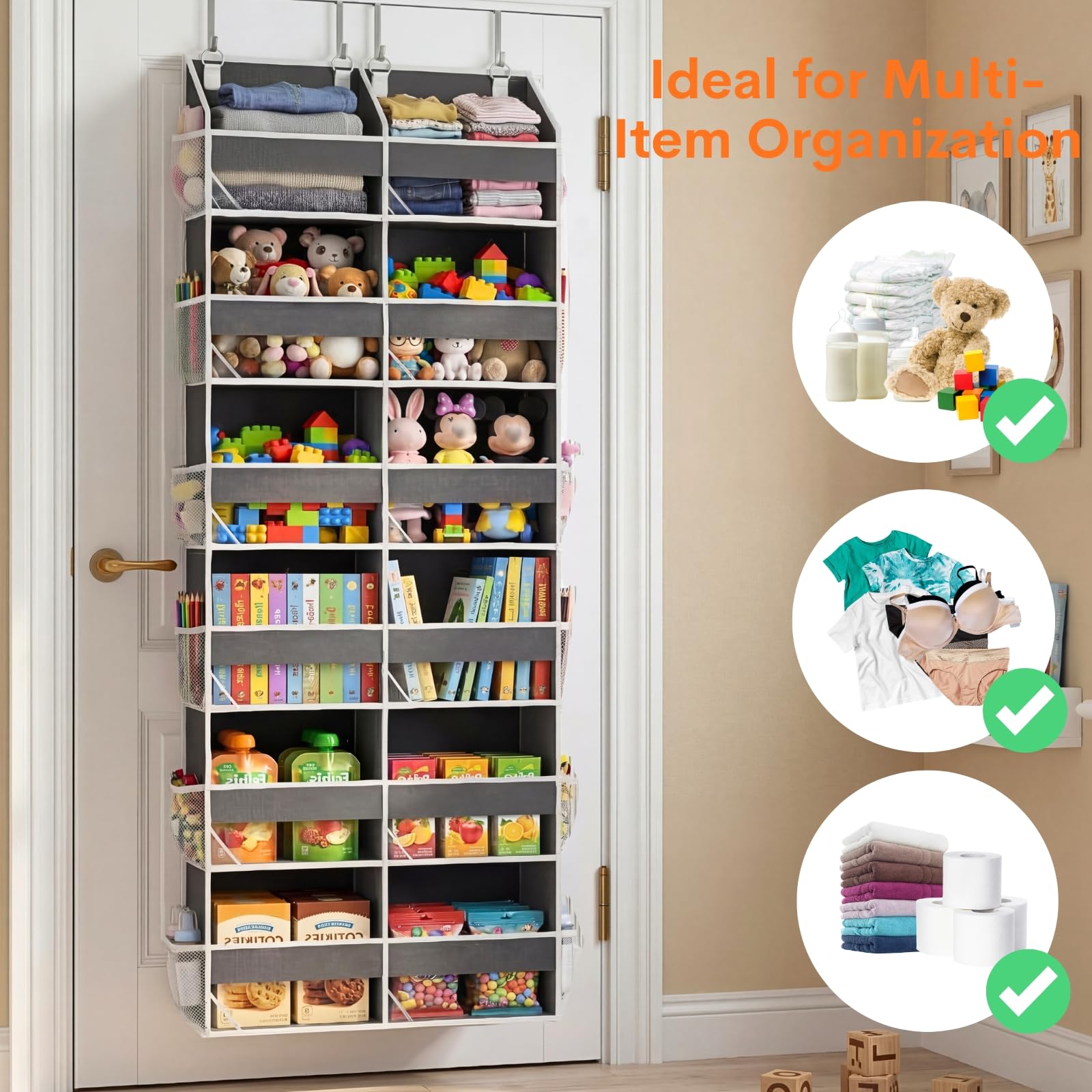 Over the Door Organizer 6 Tiers