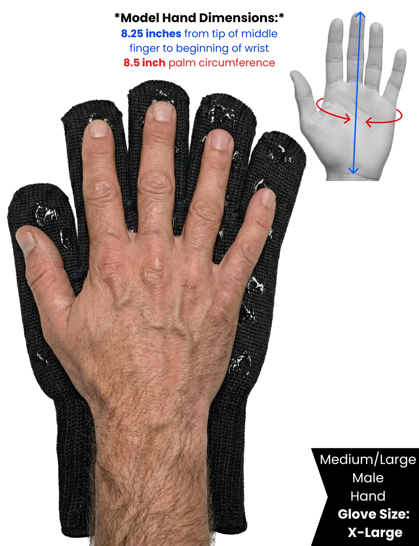 Grill Armor Oven Gloves with Fingers