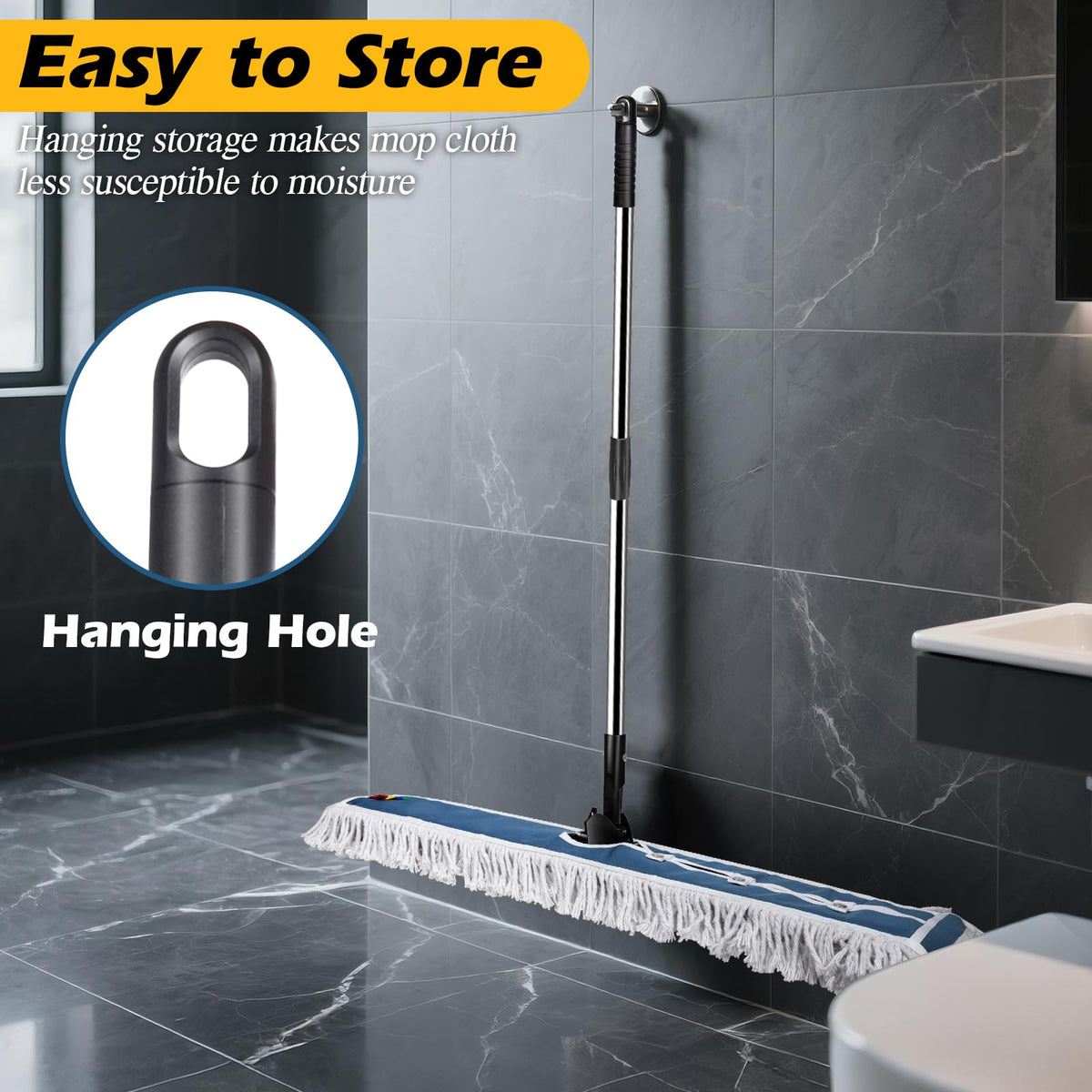 42" Commercial Dust Mop for Floor Cleaning