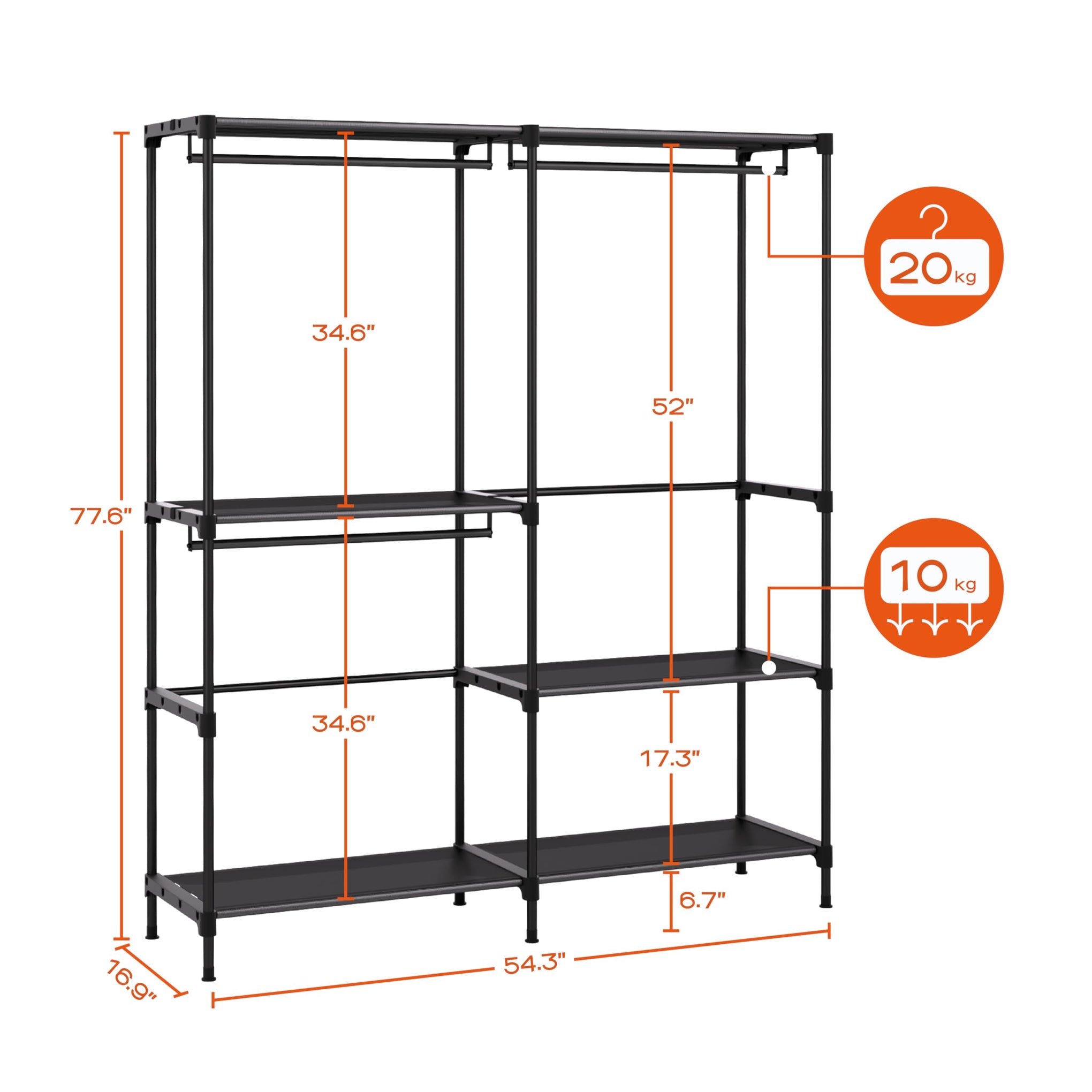 Clothes Rack Portable Closet