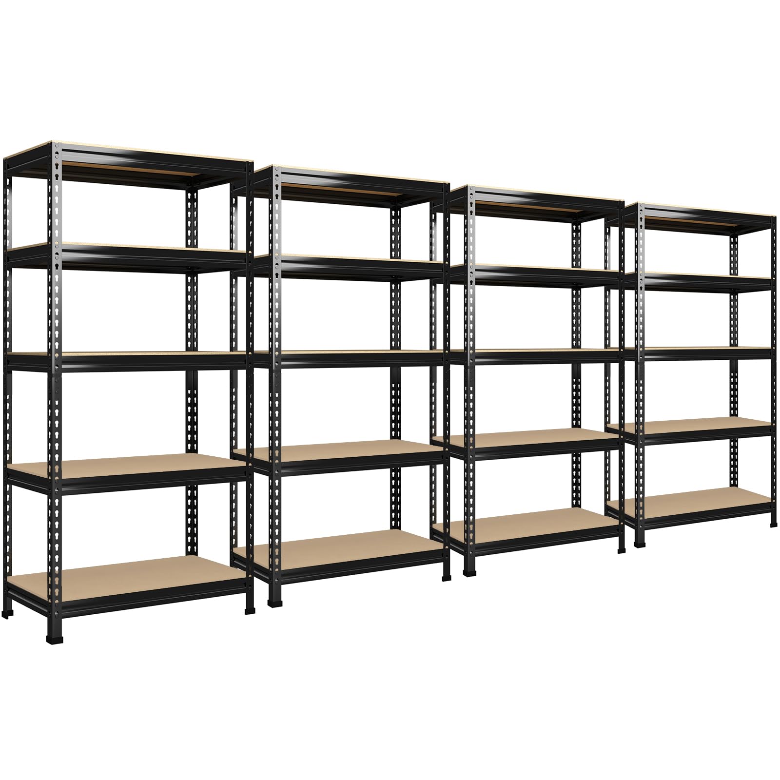 5 Tier Garage Storage Shelves (4 Count)