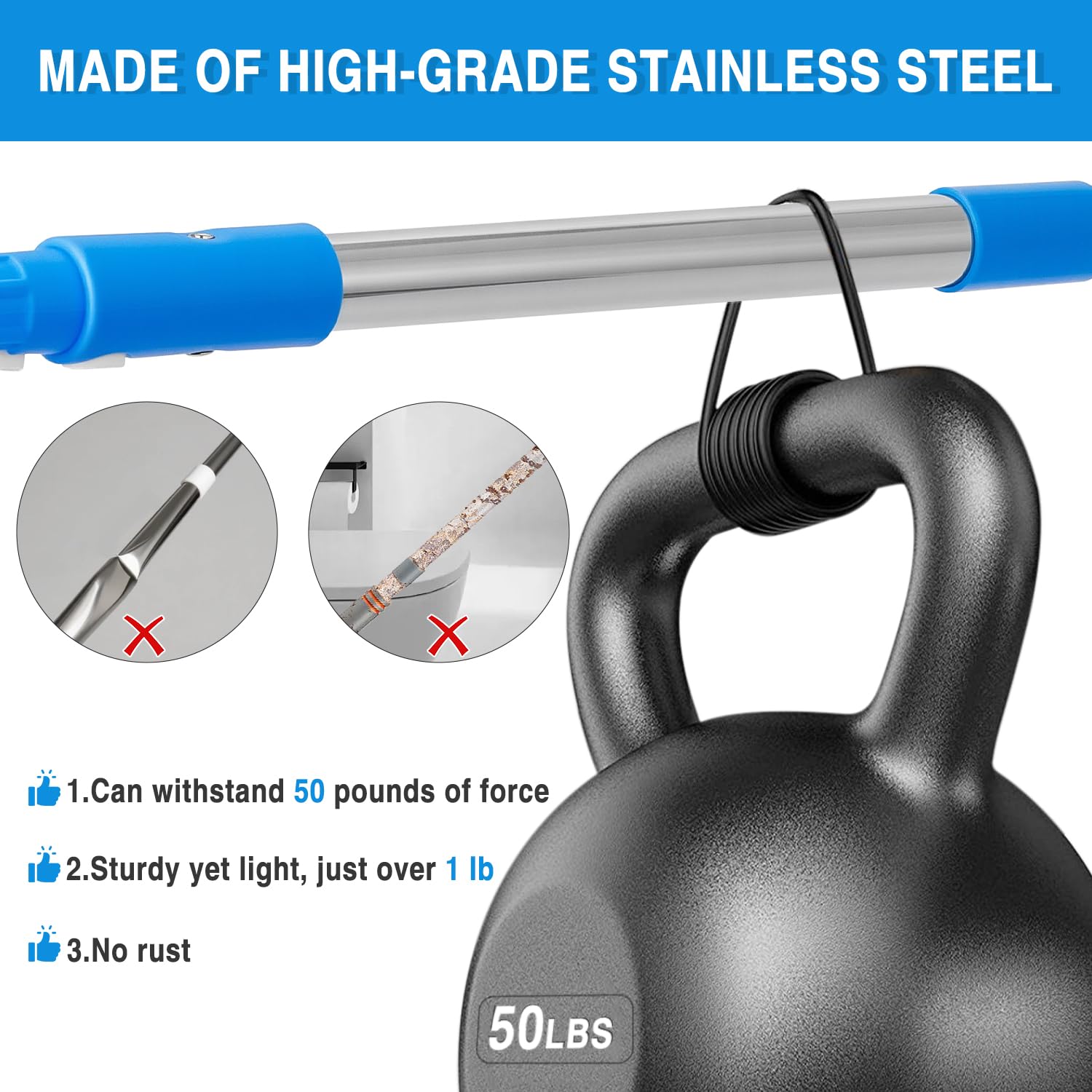 360° Rotating Window Squeegee Cleaner Kit with Extension Pole - ModHome Supplies