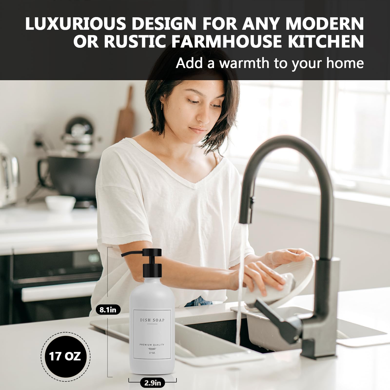Kitchen Soap Dispenser (2 Count)