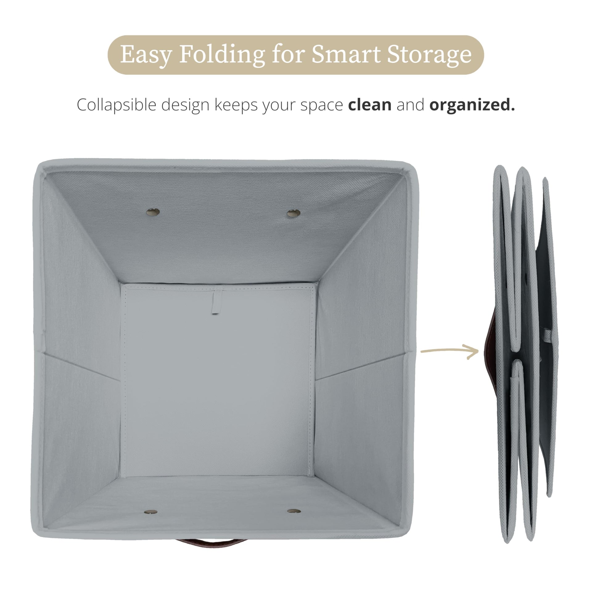 Storage Bins Cube Storage Bin with Labels (6 Count)