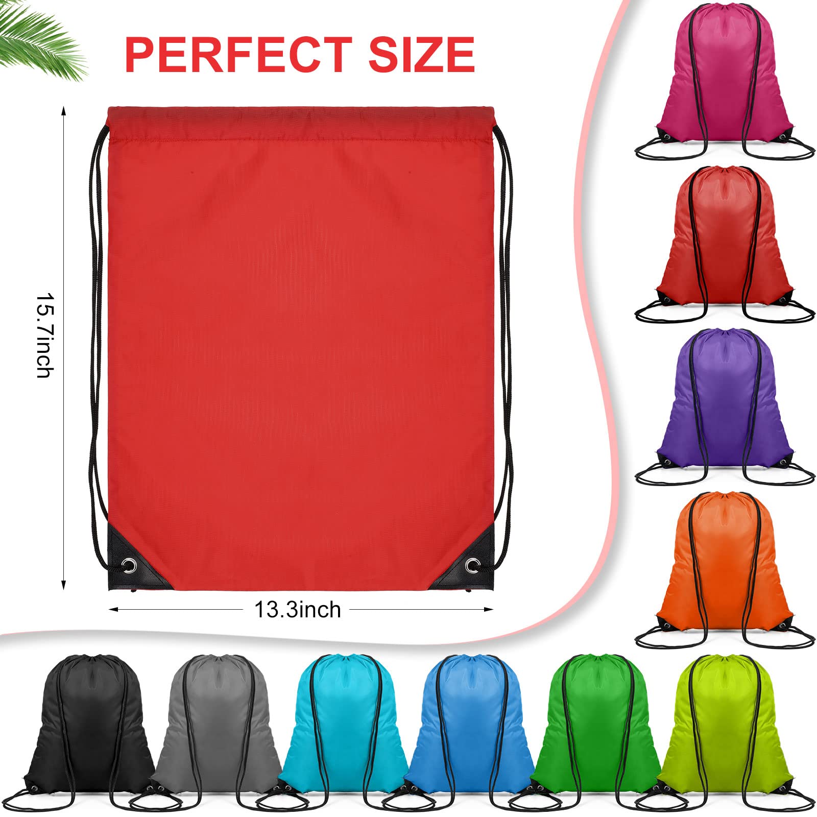 100 Pcs Drawstring Bag Bulk (100 count)