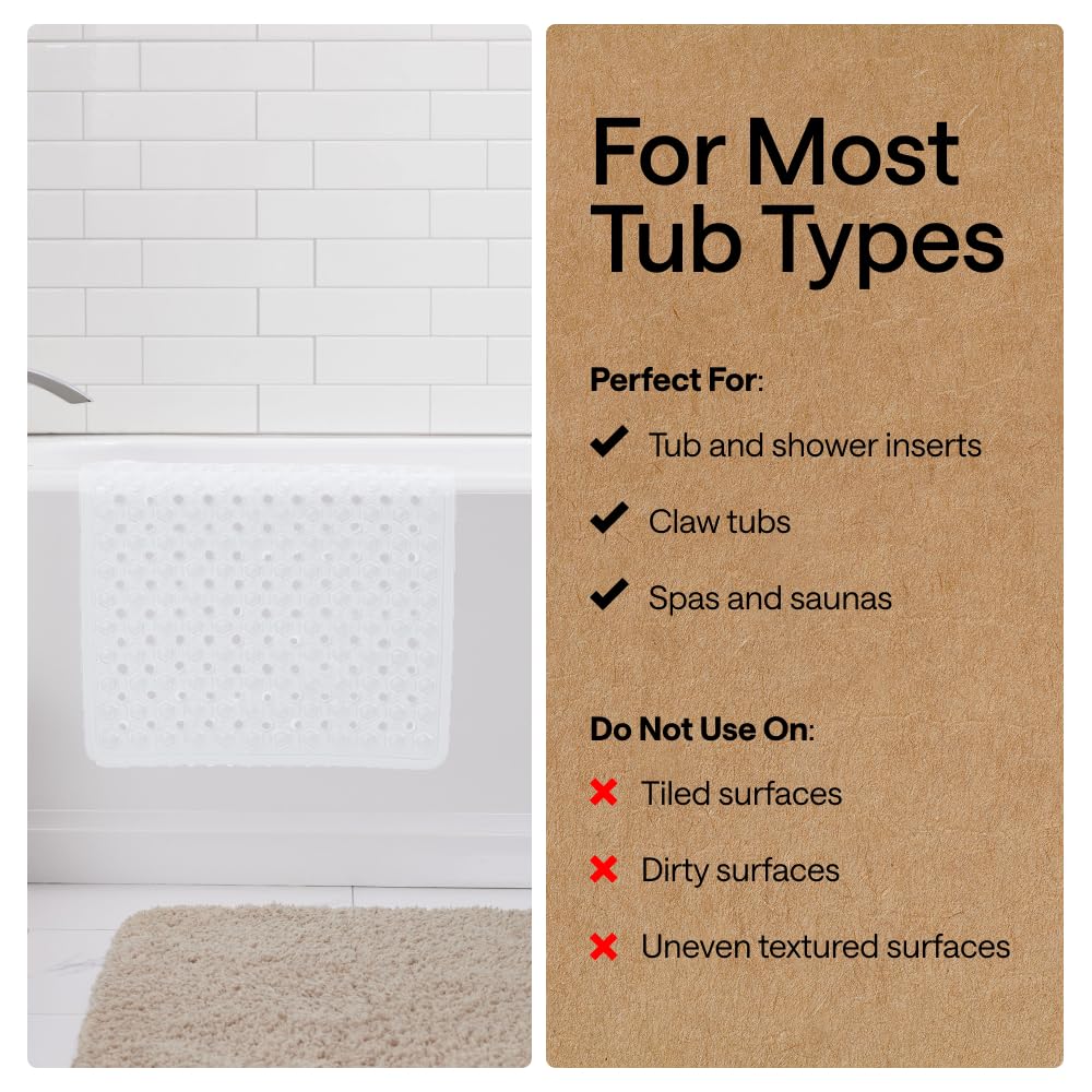 Patented Bath Tub Shower Mat