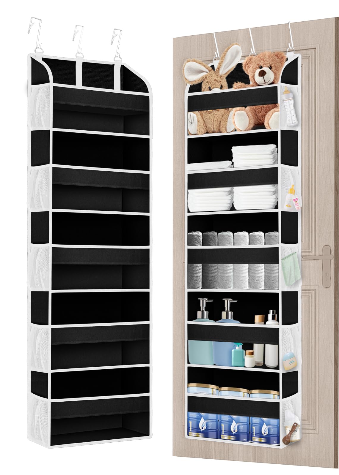 2 Pack Over the Door Storage Organizer (2 Count)
