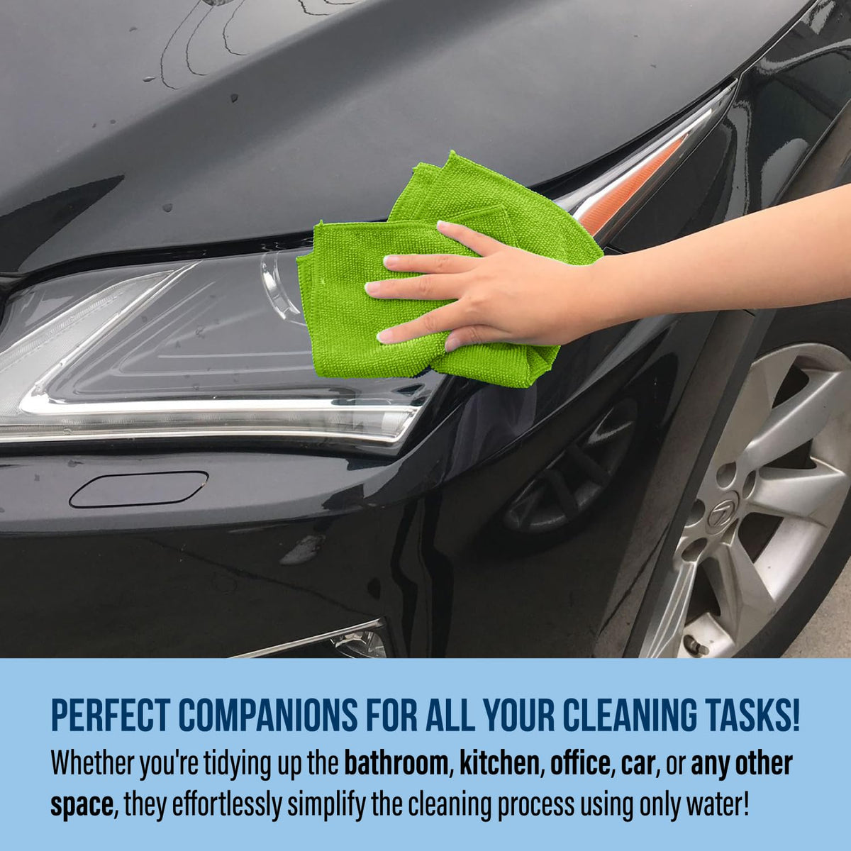 Microfiber Cleaning Cloth 11.5" x 11.5" 750 Pack (750 Count) - ModHome Supplies