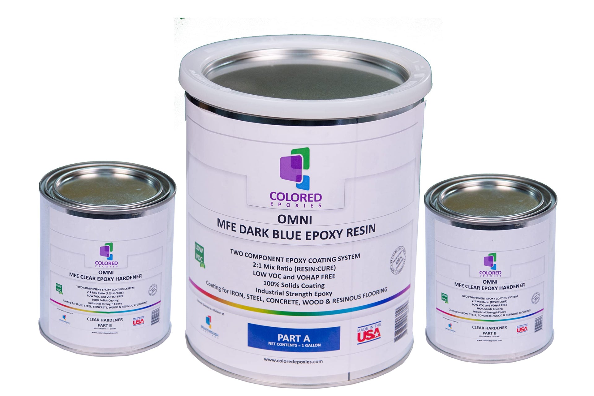 Dark Blue Epoxy Resin for Bar Tops (1920 Fl Oz)