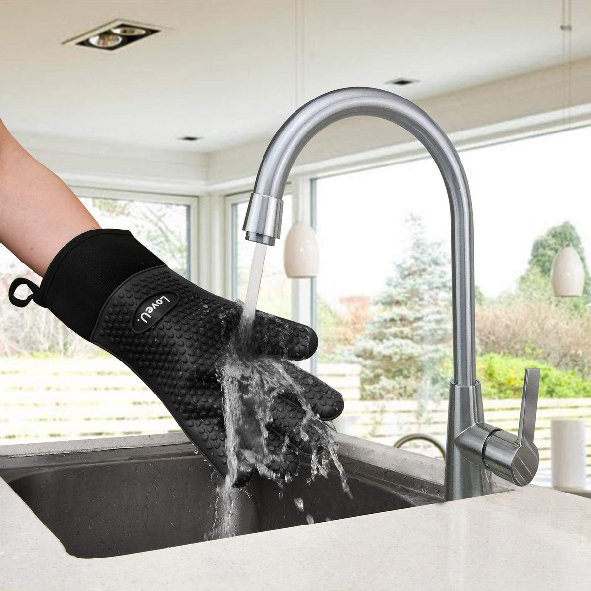 Silicone Oven Mitts Gloves
