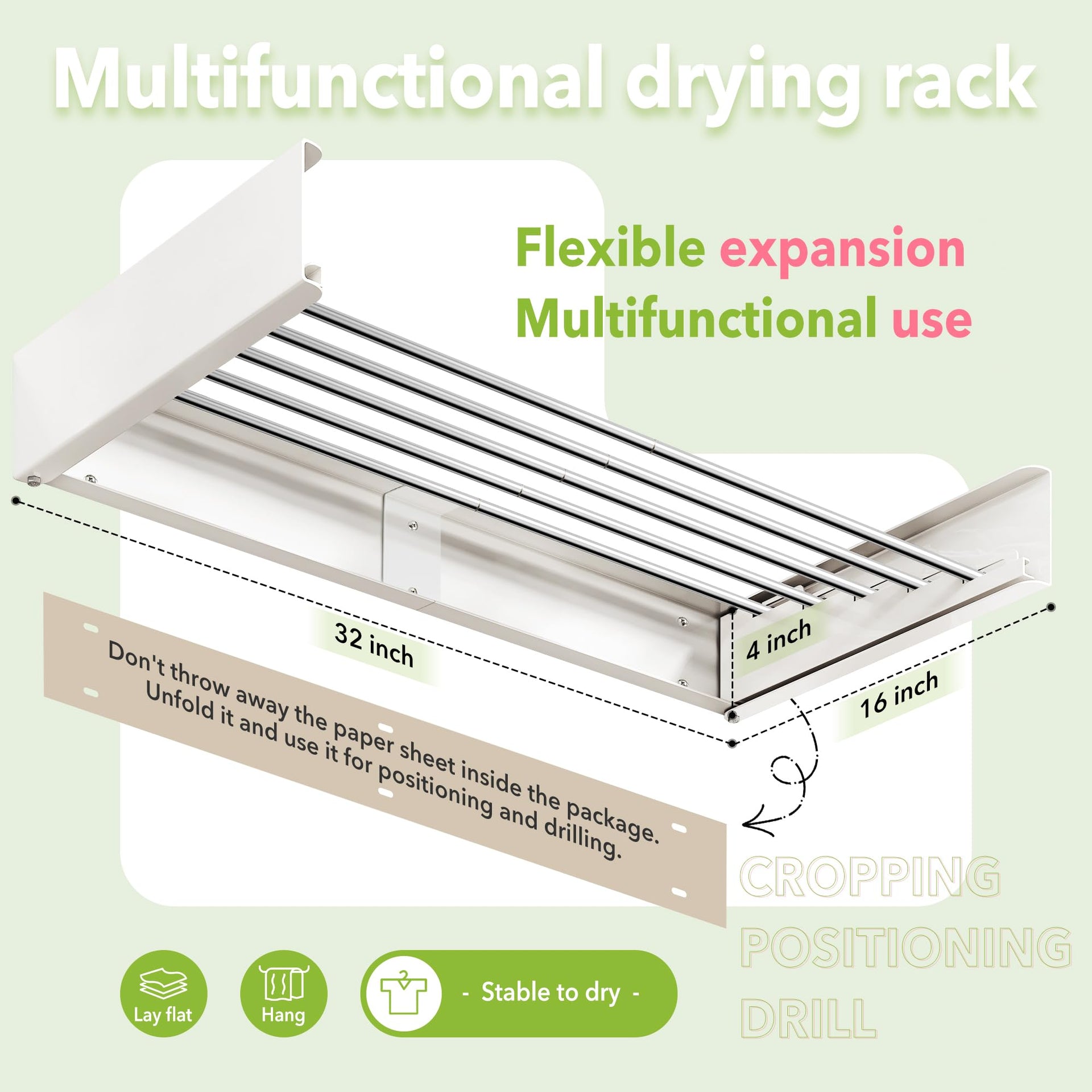 Wall Mounted Drying Rack