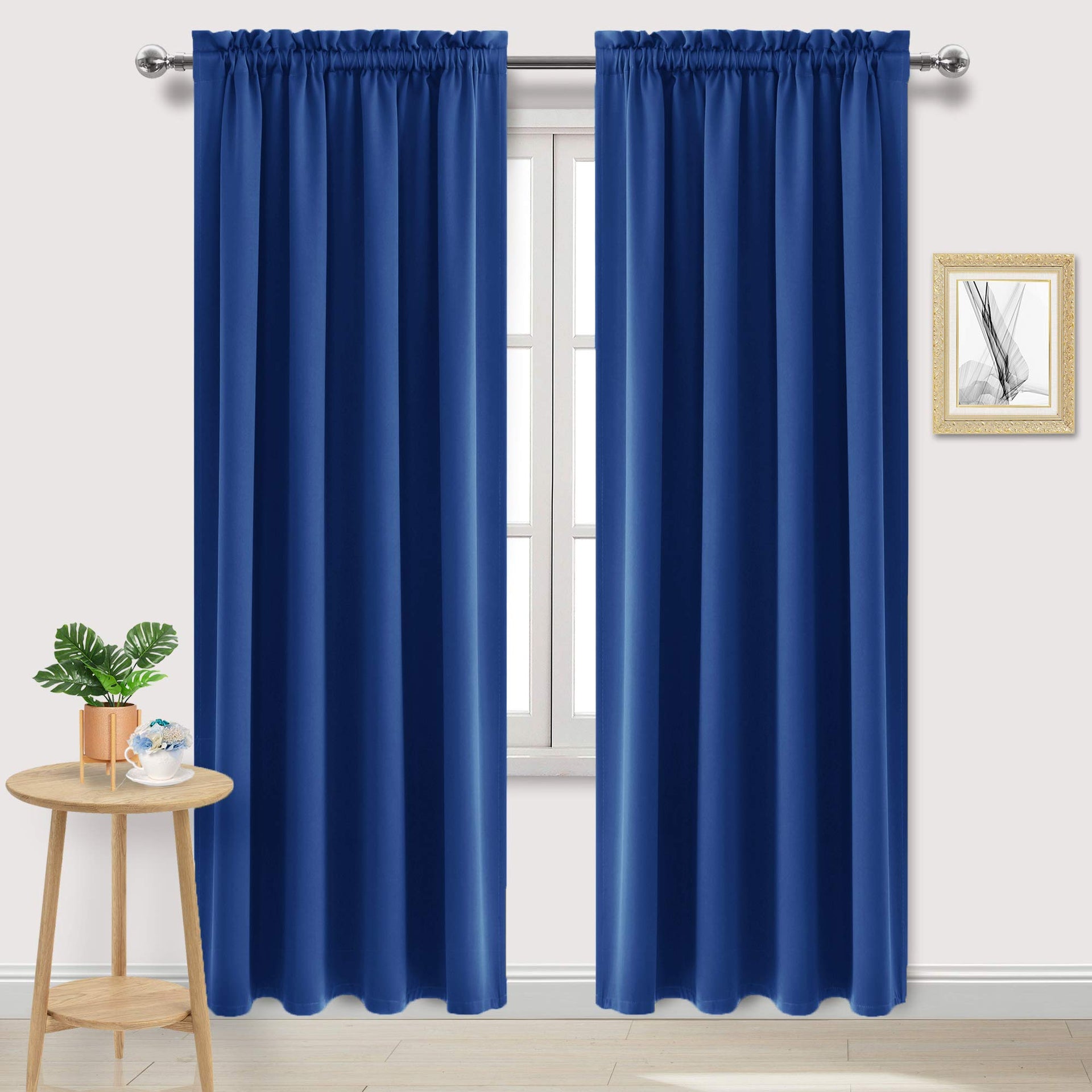 Blackout Curtains for Bedroom Living Room 52 x 95 Inch Long 2 Panels (2 Count)
