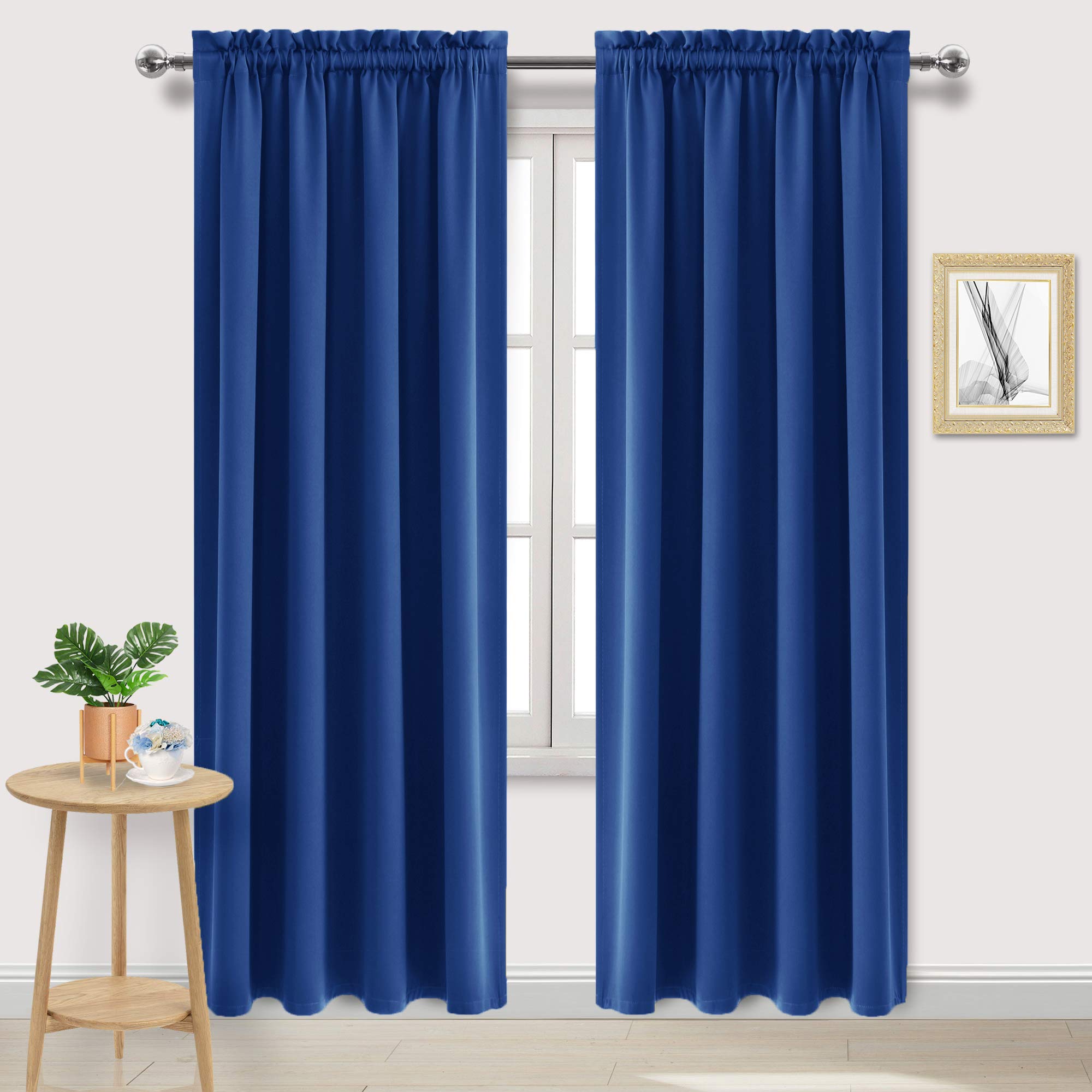 Blackout Curtains for Bedroom Living Room 52 x 95 Inch Long 2 Panels (2 Count)