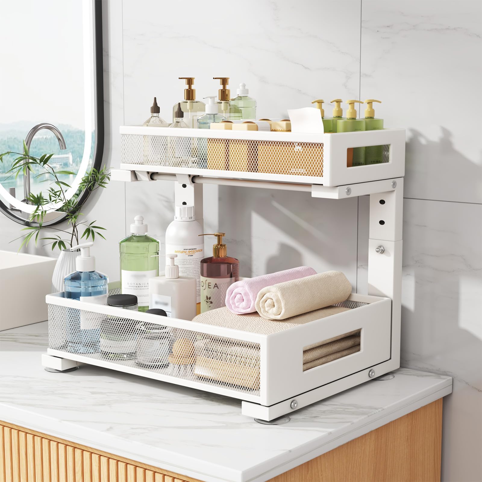 2 Pack Under Sink Storage Organizer (2 Count)