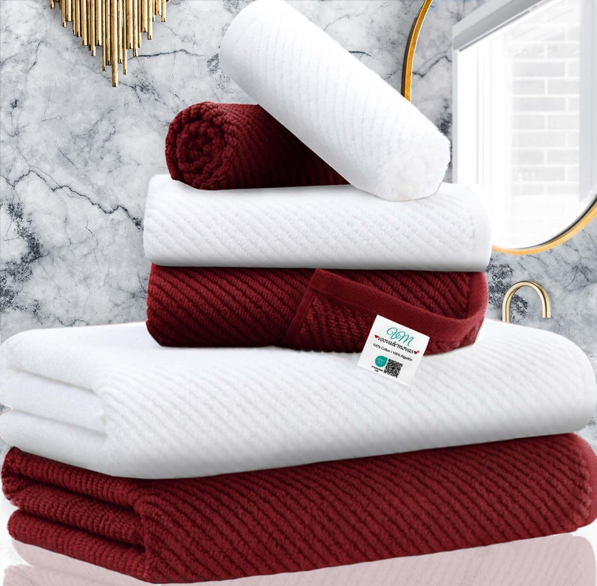 6PC Towel Set (6 Count)