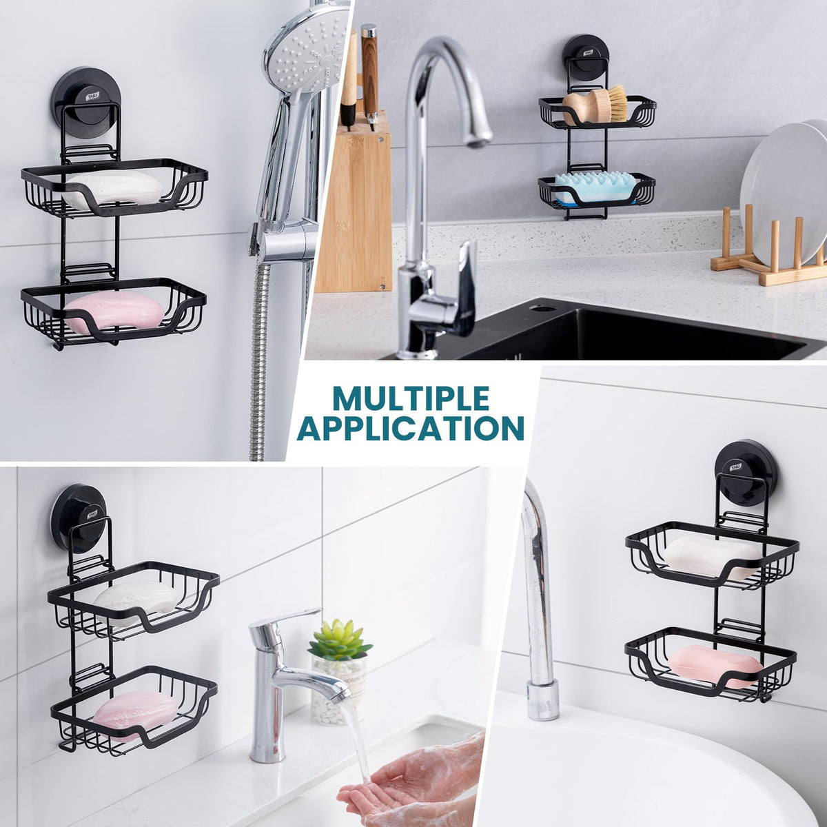 Soap Dish Bar Soap Holder Suction Cup