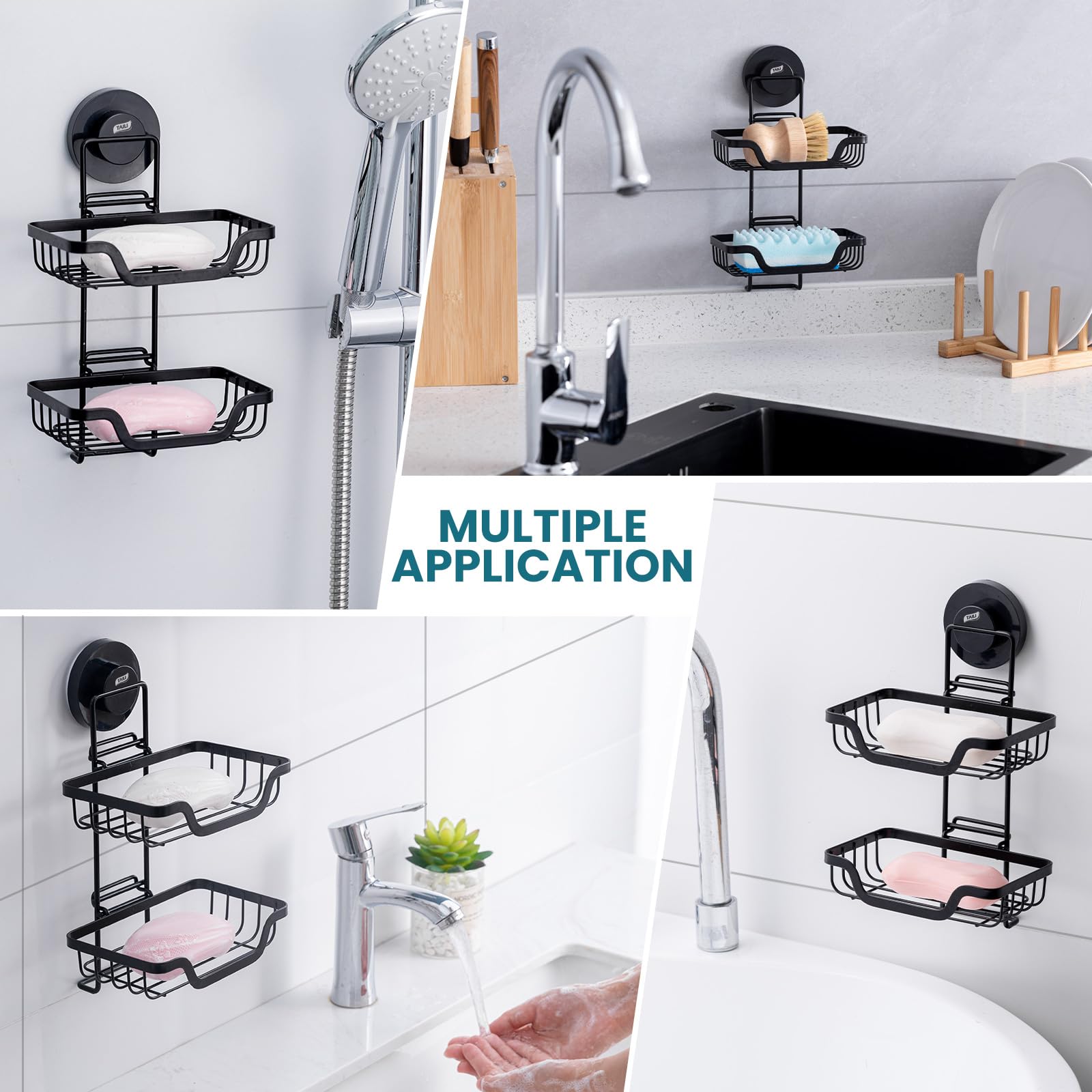 Soap Dish Bar Soap Holder Suction Cup
