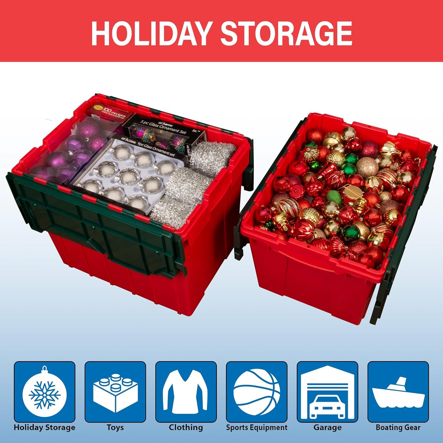 KeepBox 12 Gallon Storage Container