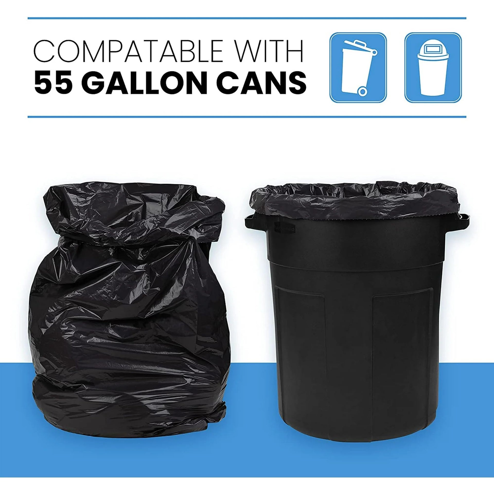 55 Gallon Trash Bags (50 Count)