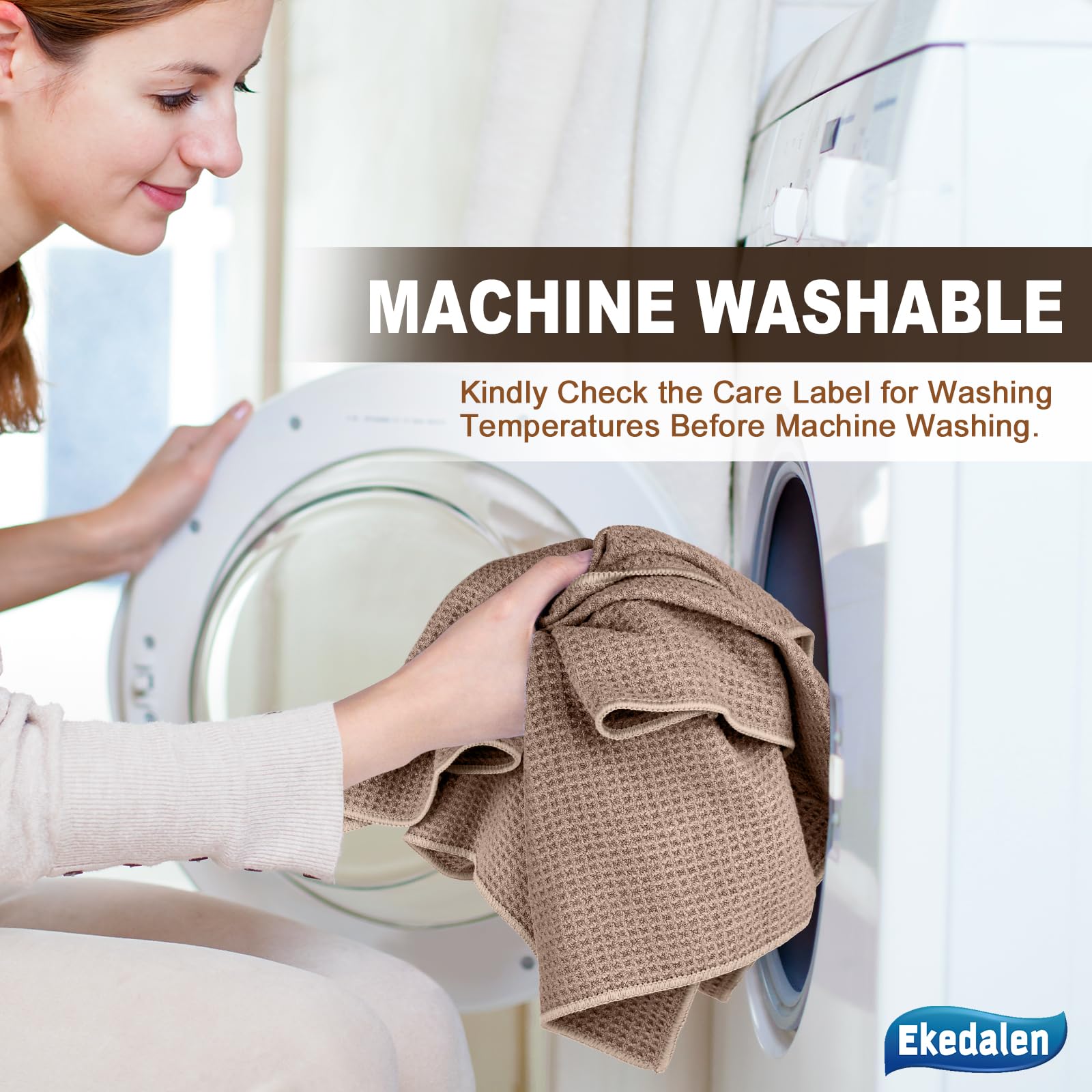 Microfiber Cleaning Cloth Lint Free Glass Polish (6 Count)