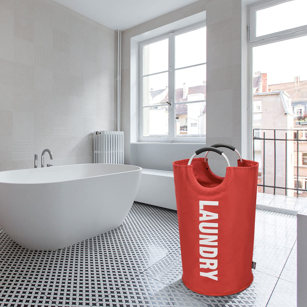 125L X Large Collapsible Washing Laundry Basket Bag - ModHome Supplies