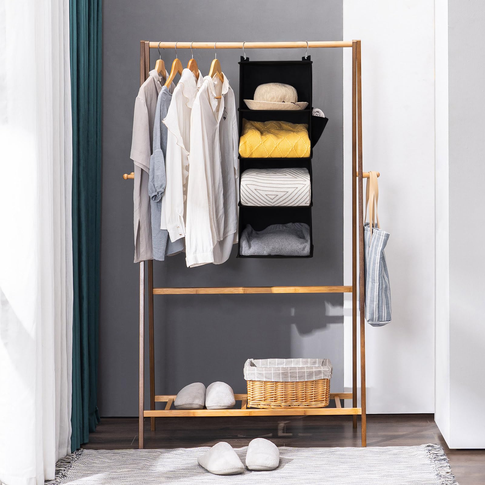 Hanging Closet Organizer and Storage for Clothes