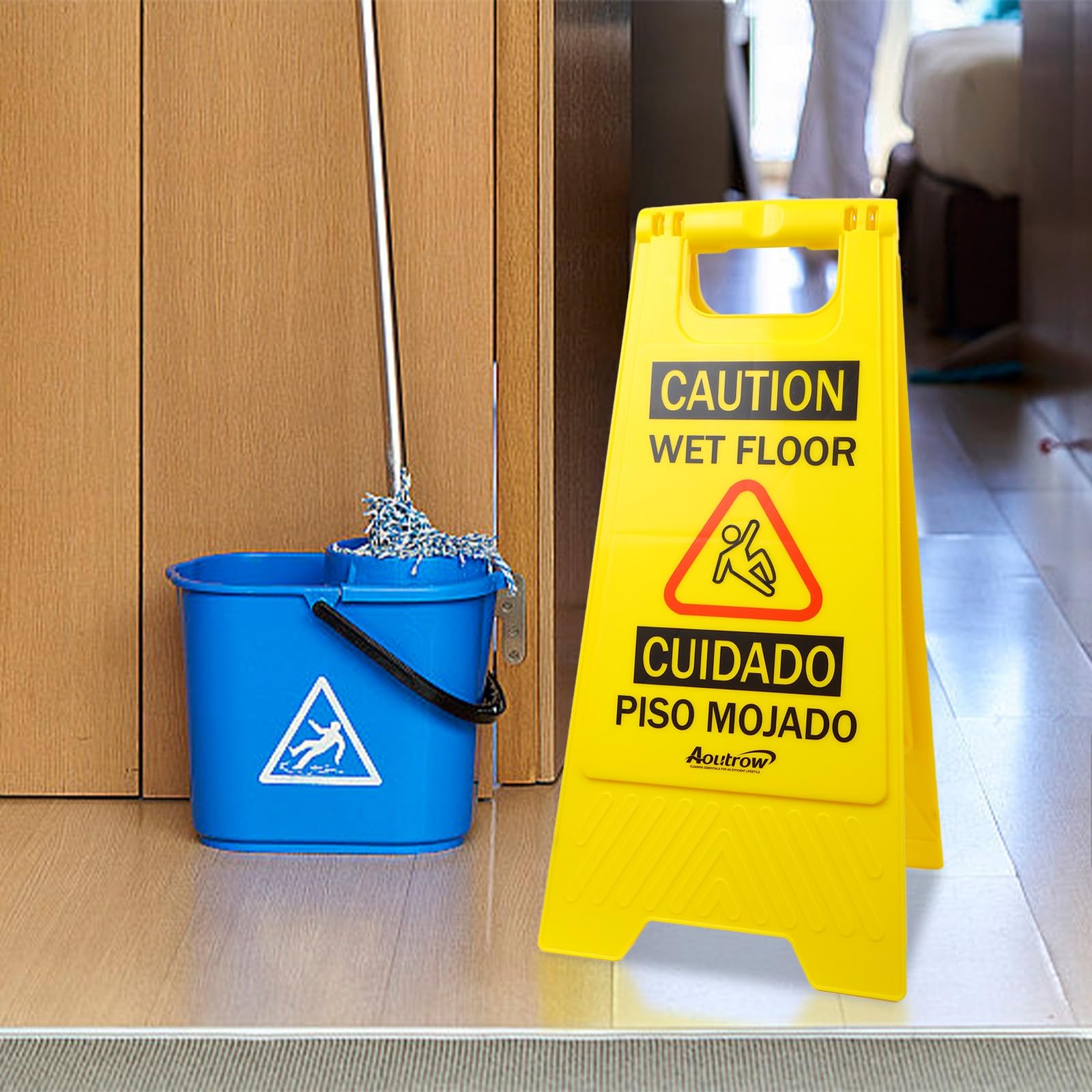 Caution Wet Floor Sign (2 Count)