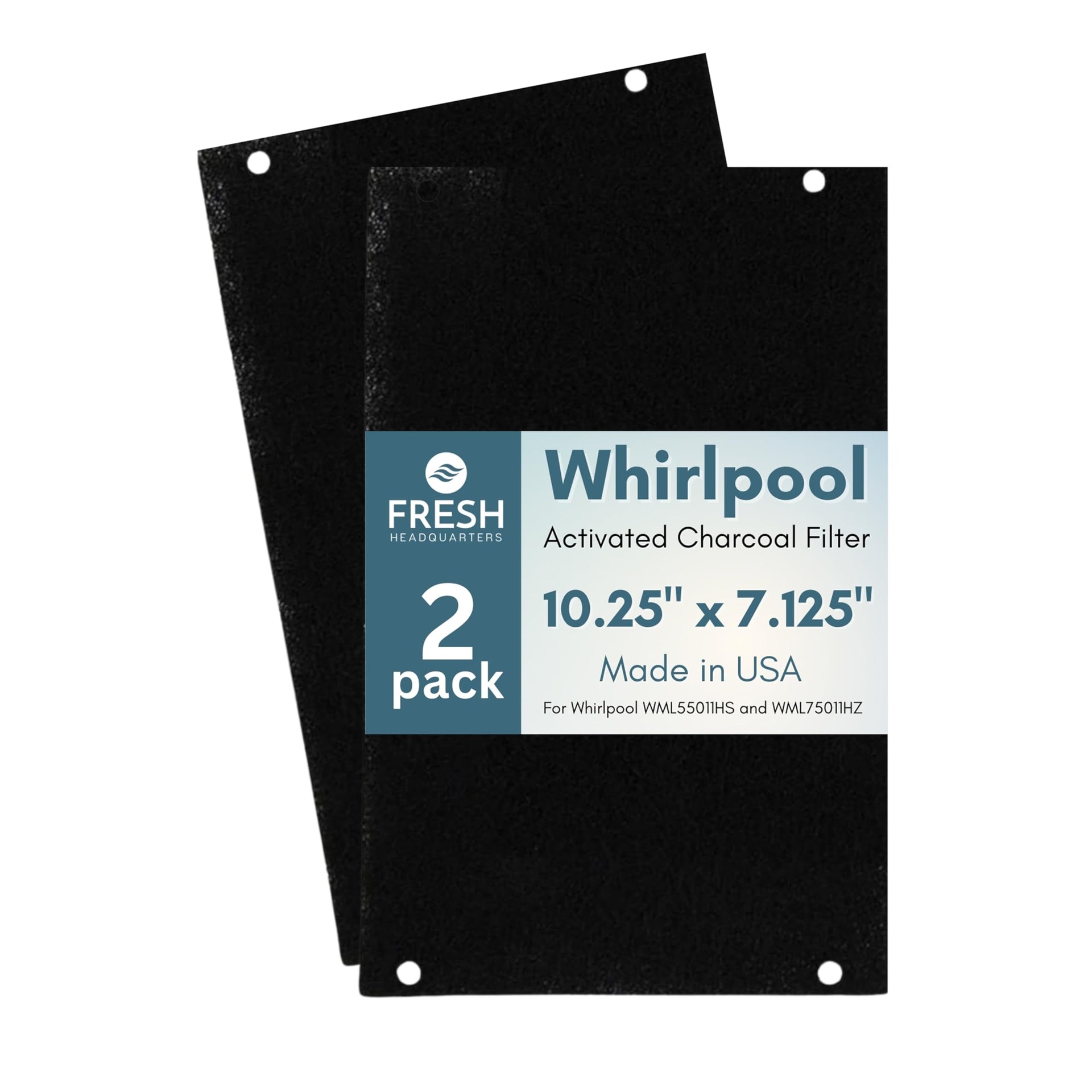Activated Carbon Microwave Hood Filters (2 Count)