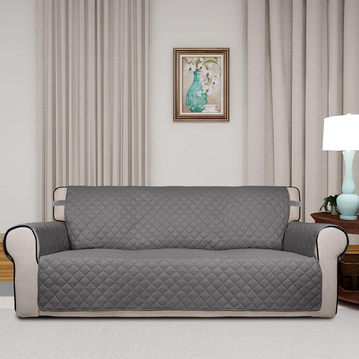 Reversible Quilted Sofa Cover Dog Couch Covers for Sofa