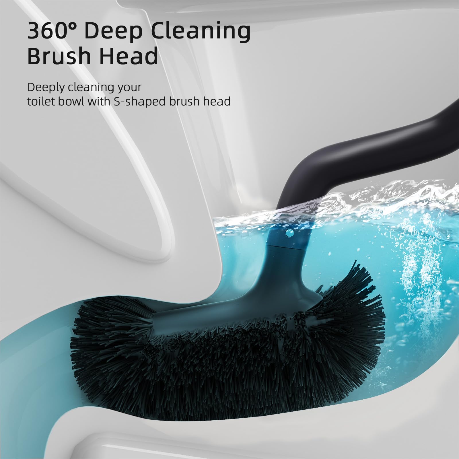 Toilet Bowl Brush Holder Set