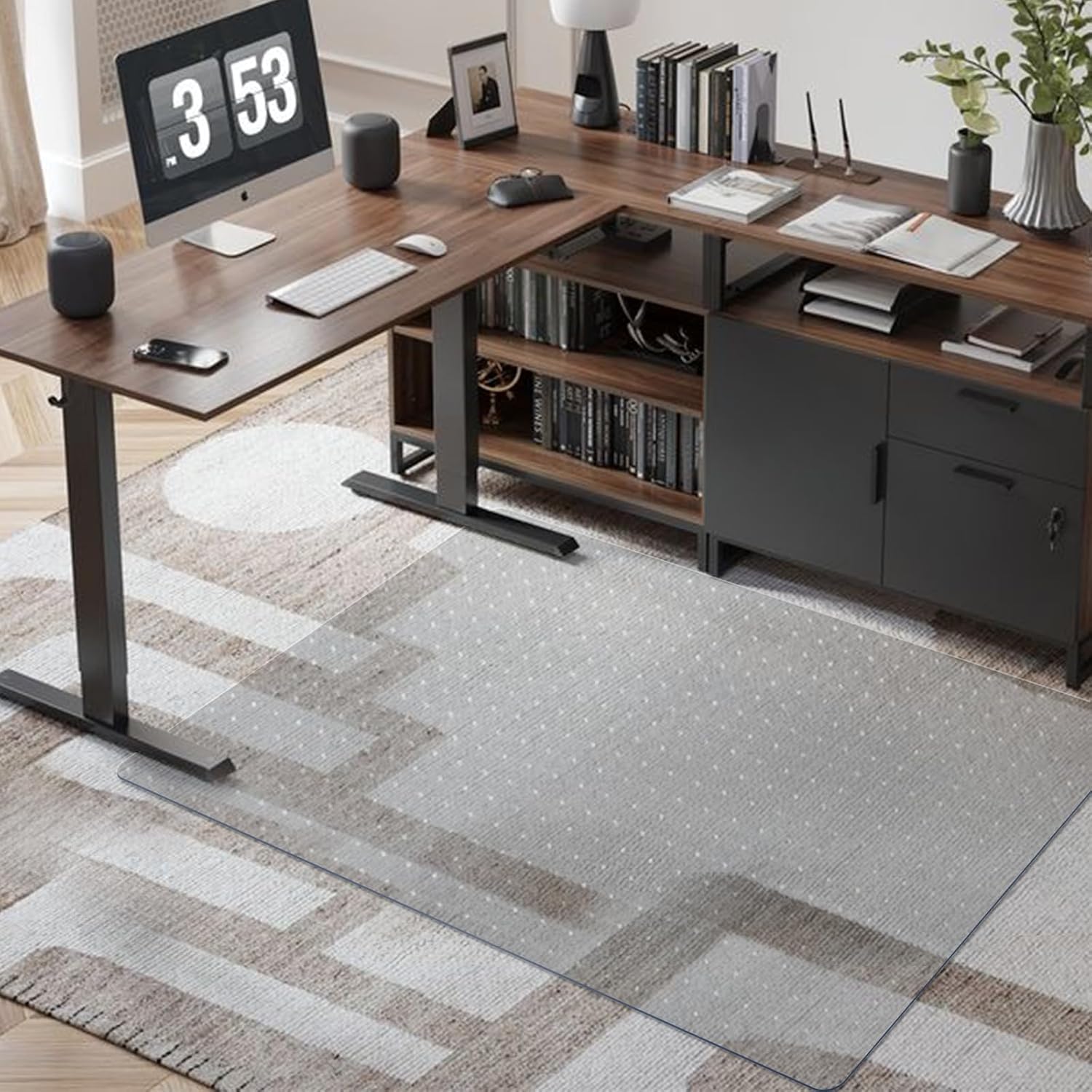 Chair Mat for Carpet 60"x 46" Large Office Chair Mat Thick and Sturdy