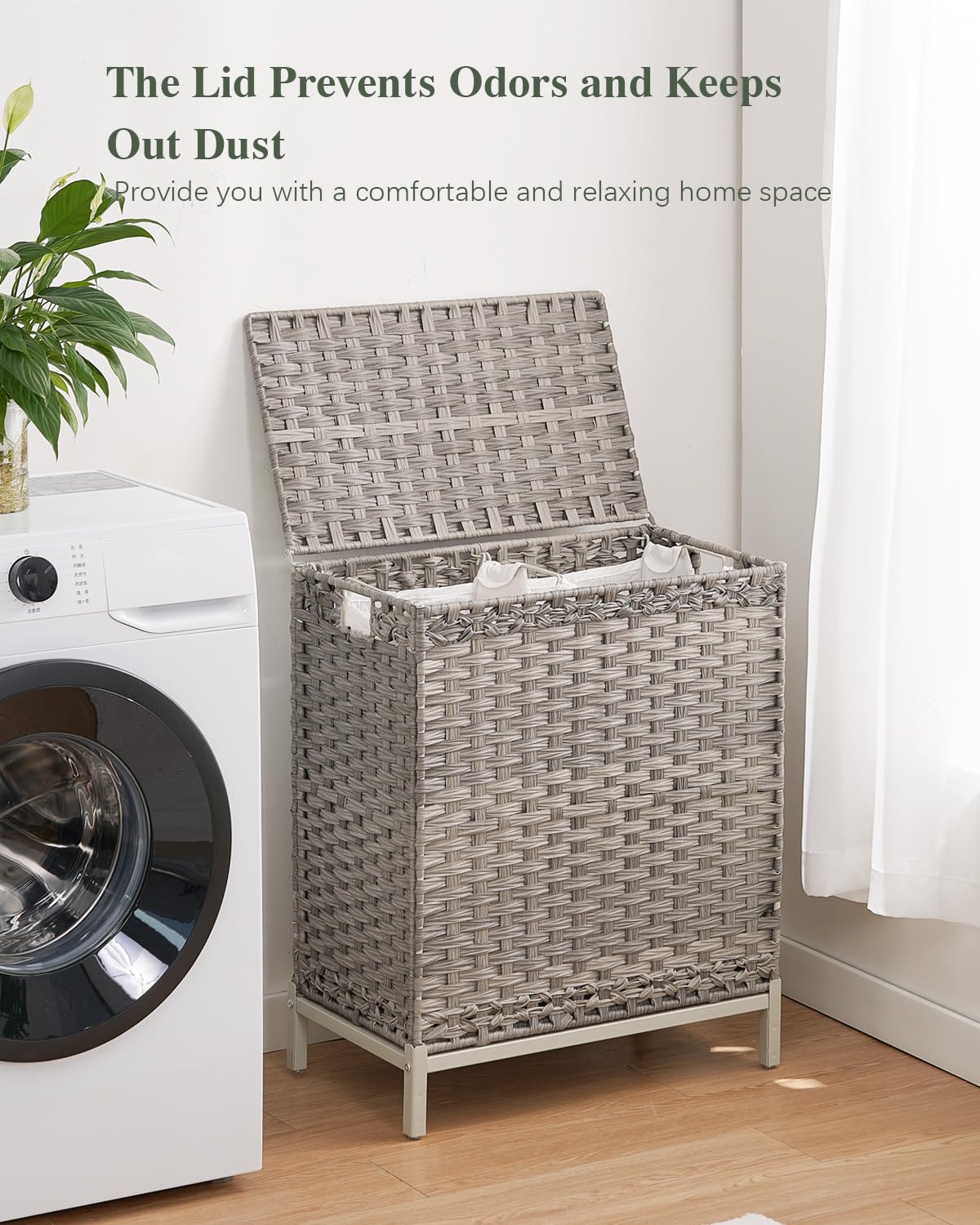 Laundry Hamper with Lid