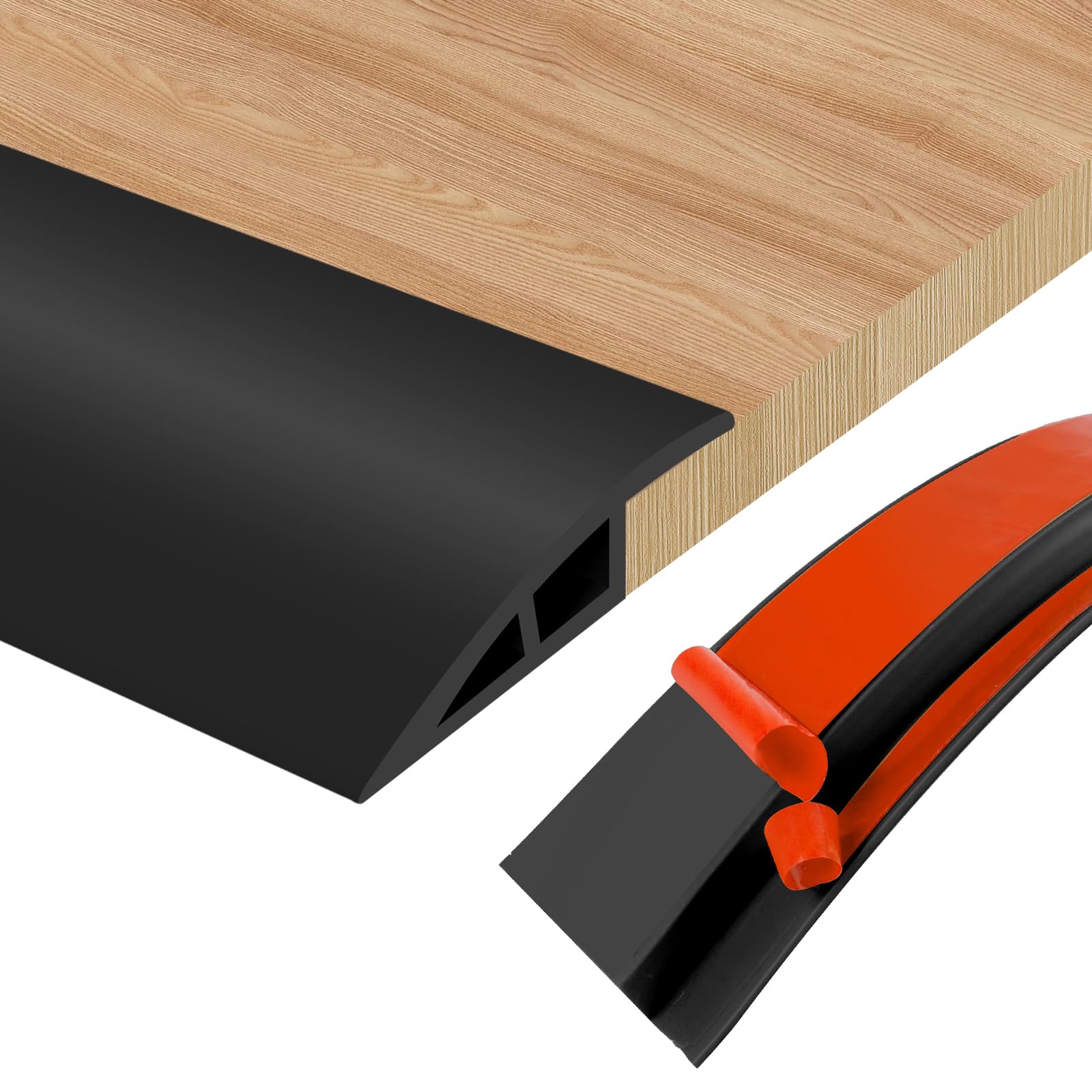 Floor Transition Strip Door Threshold 78" Floor Transition Reducer Trim on The Edges Threshold Strip Self Adhesive Suitable for Doorways