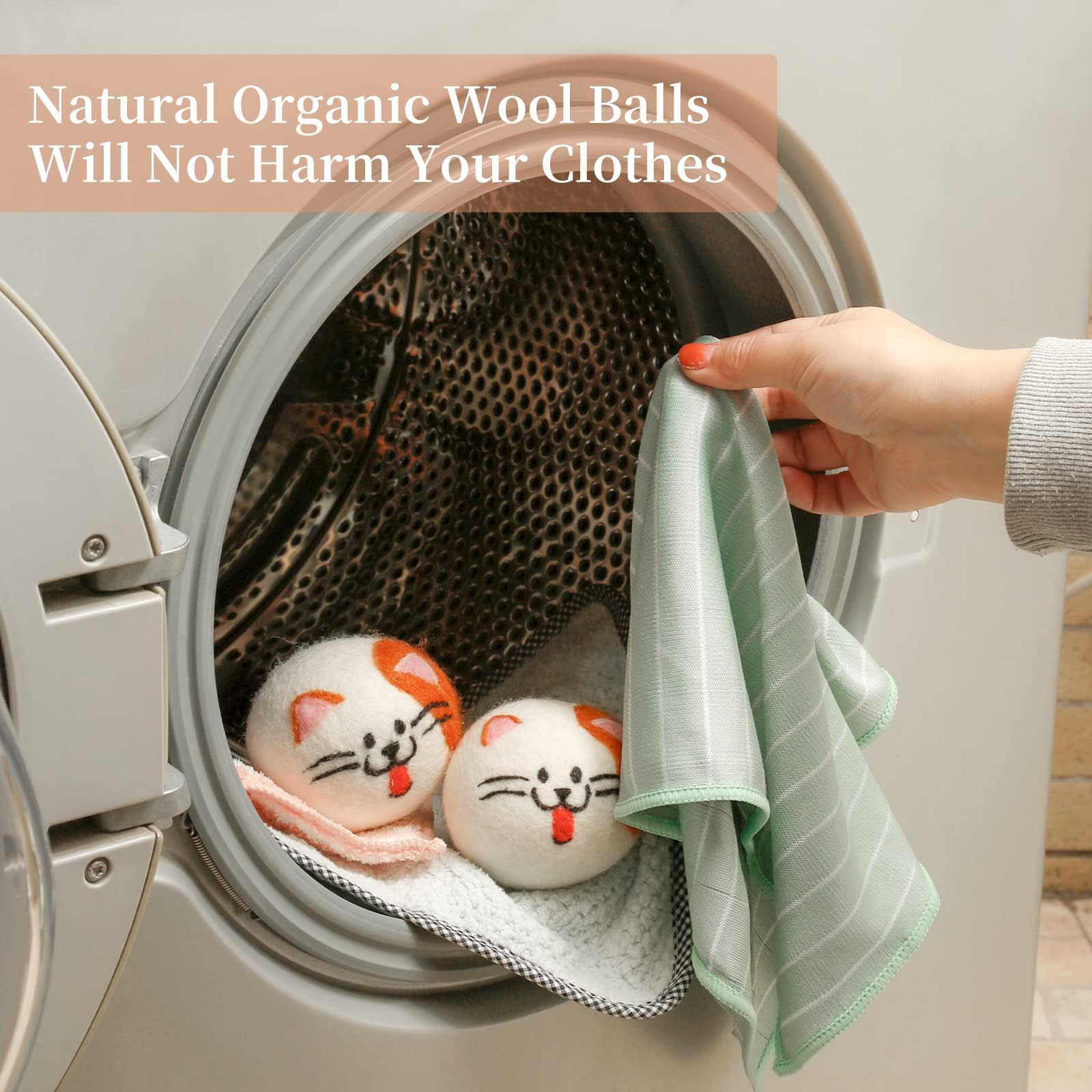 Dryer Balls Laundry Reusable (3 Count)