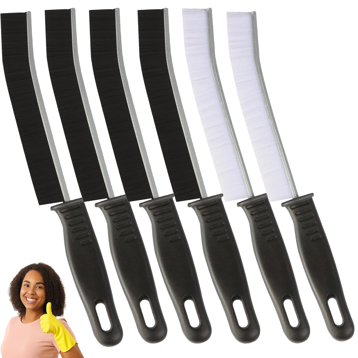 Crevice Cleaning Brush Set (6 Count)